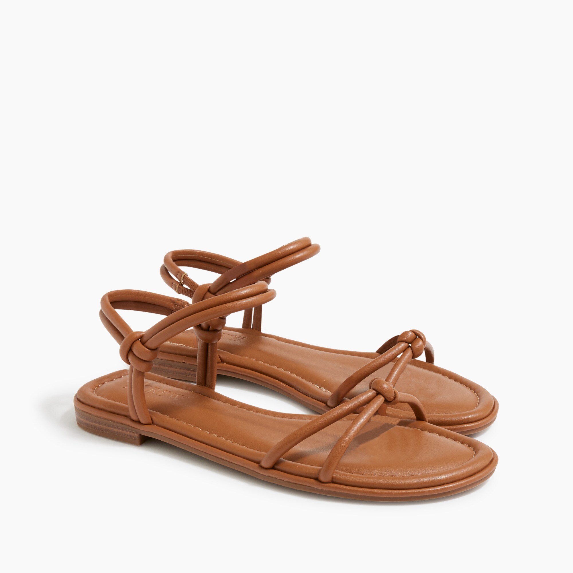 Knot ankle-strap sandals