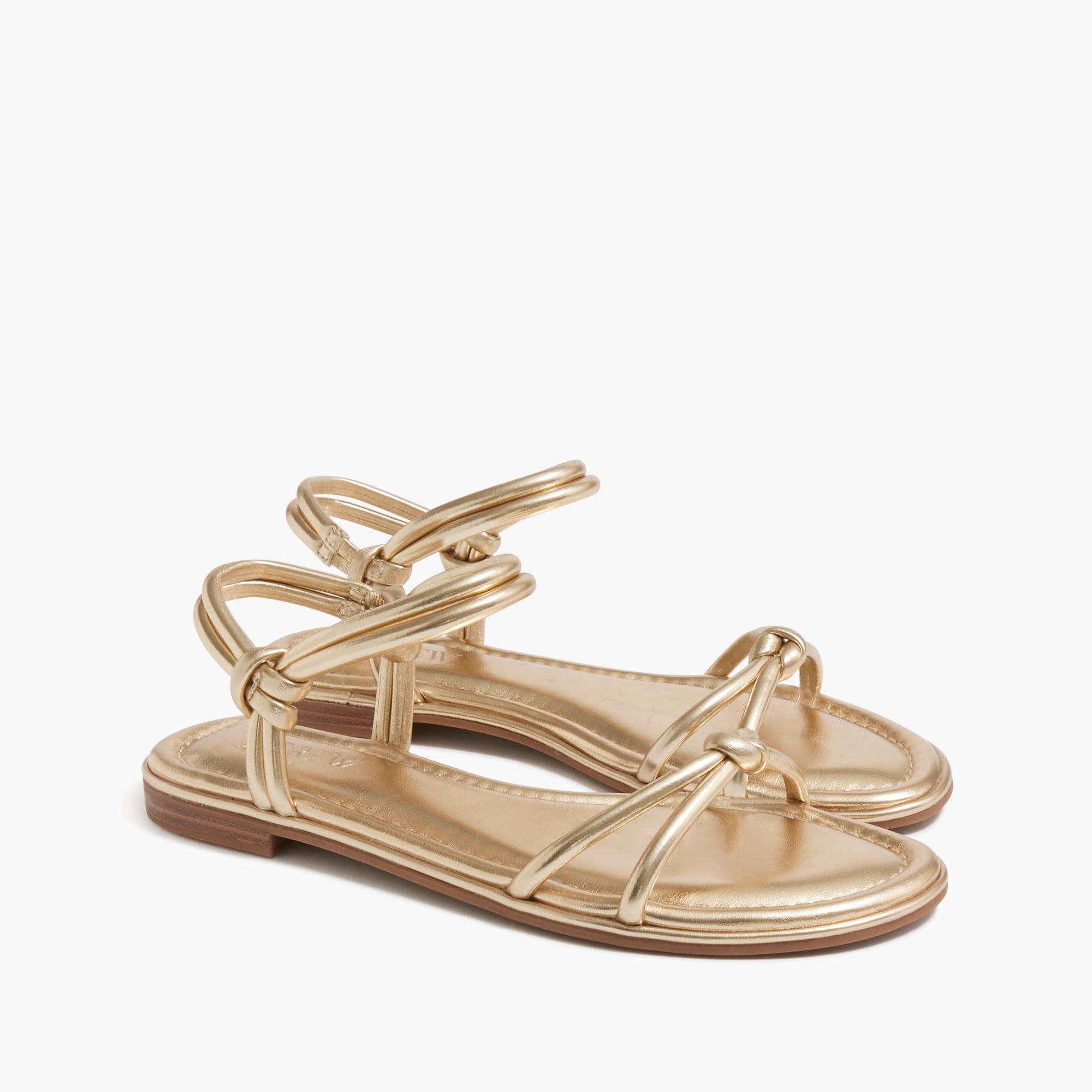 womens Knot ankle-strap sandals