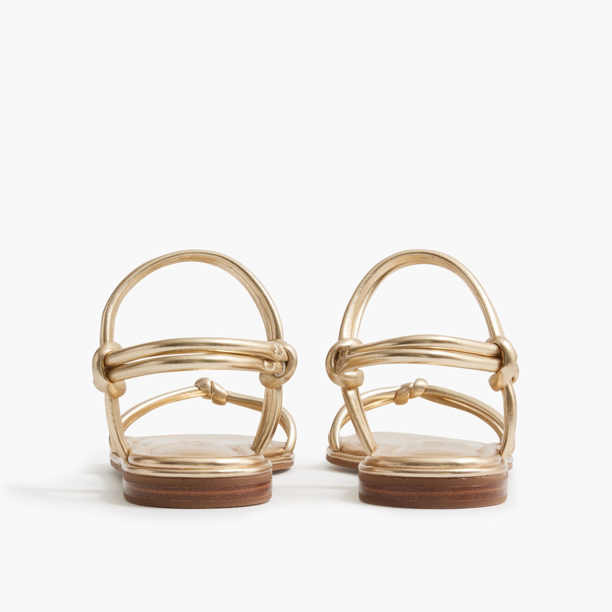 Knot ankle-strap sandals