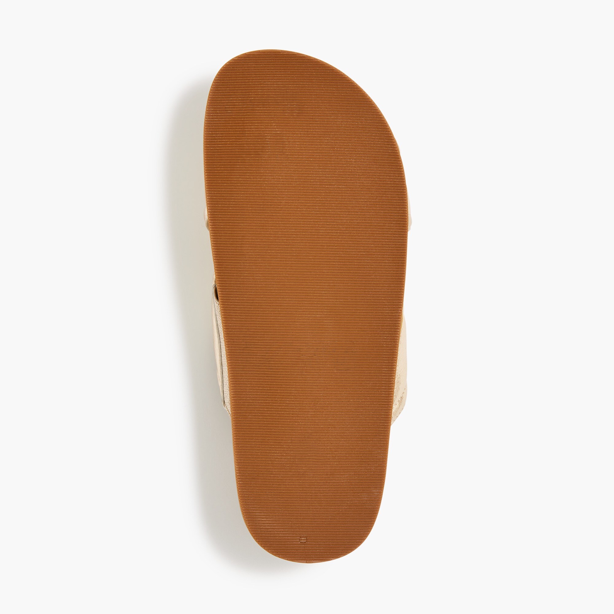 Crisscross slide sandals