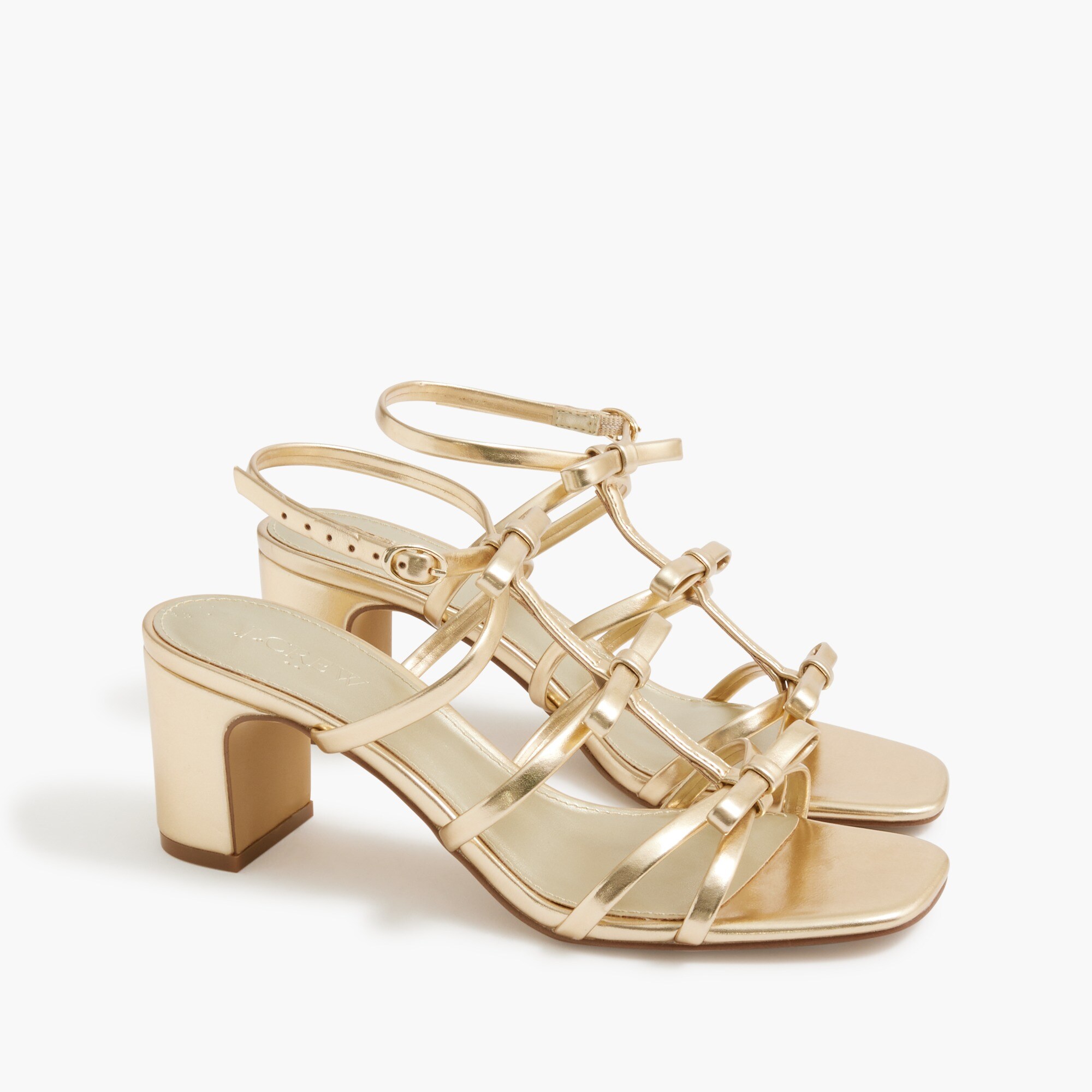 womens Bow heeled sandals