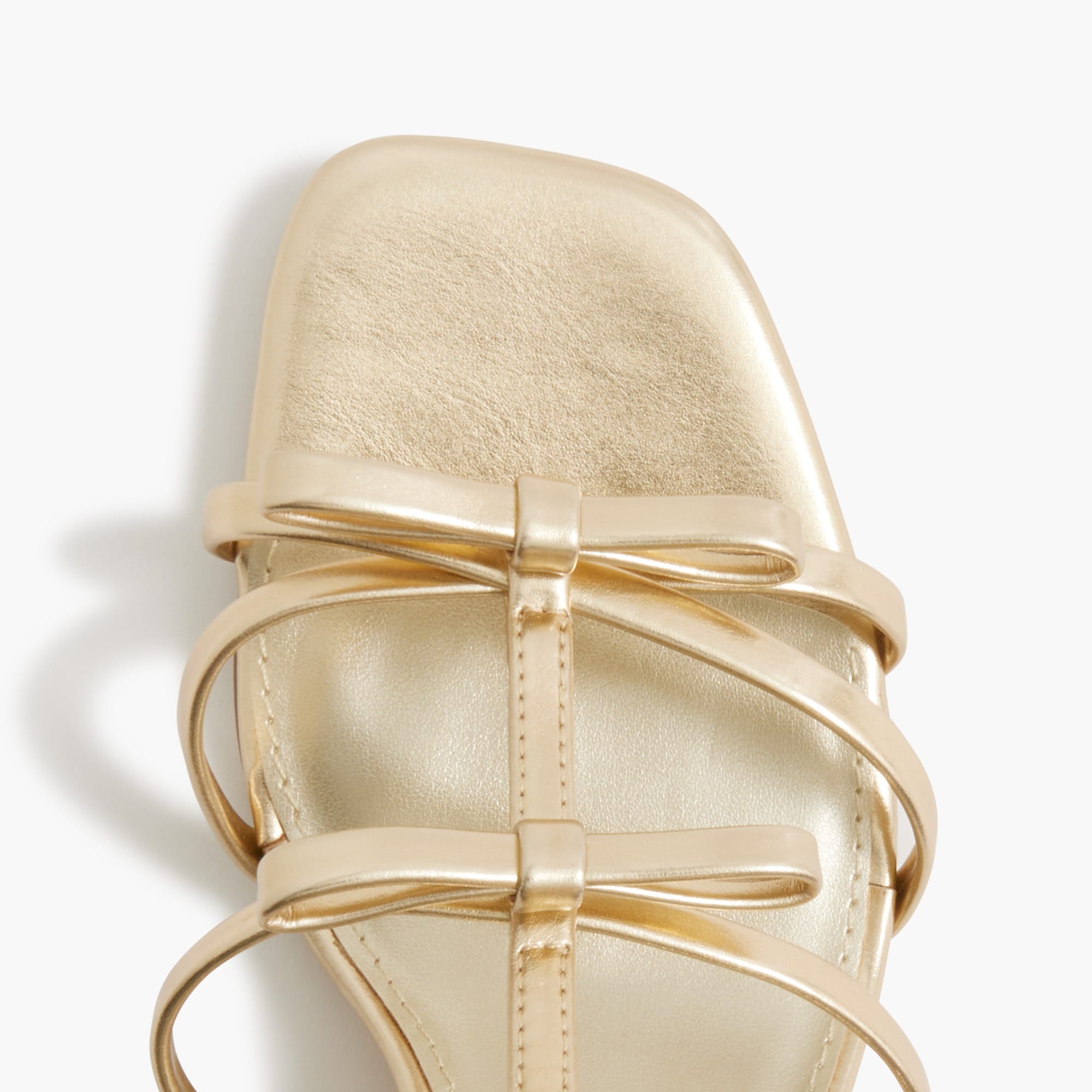 Bow heeled sandals