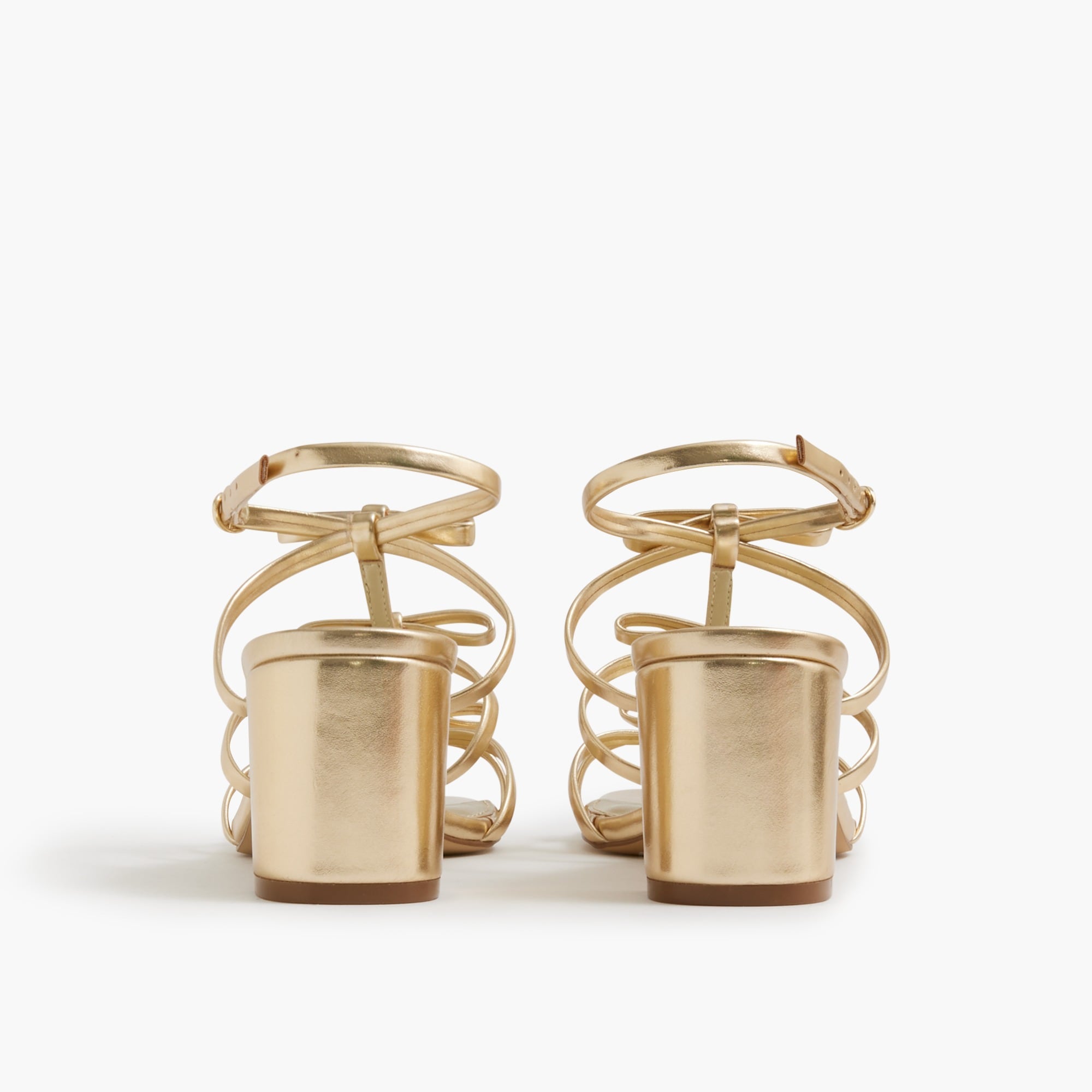 Bow heeled sandals