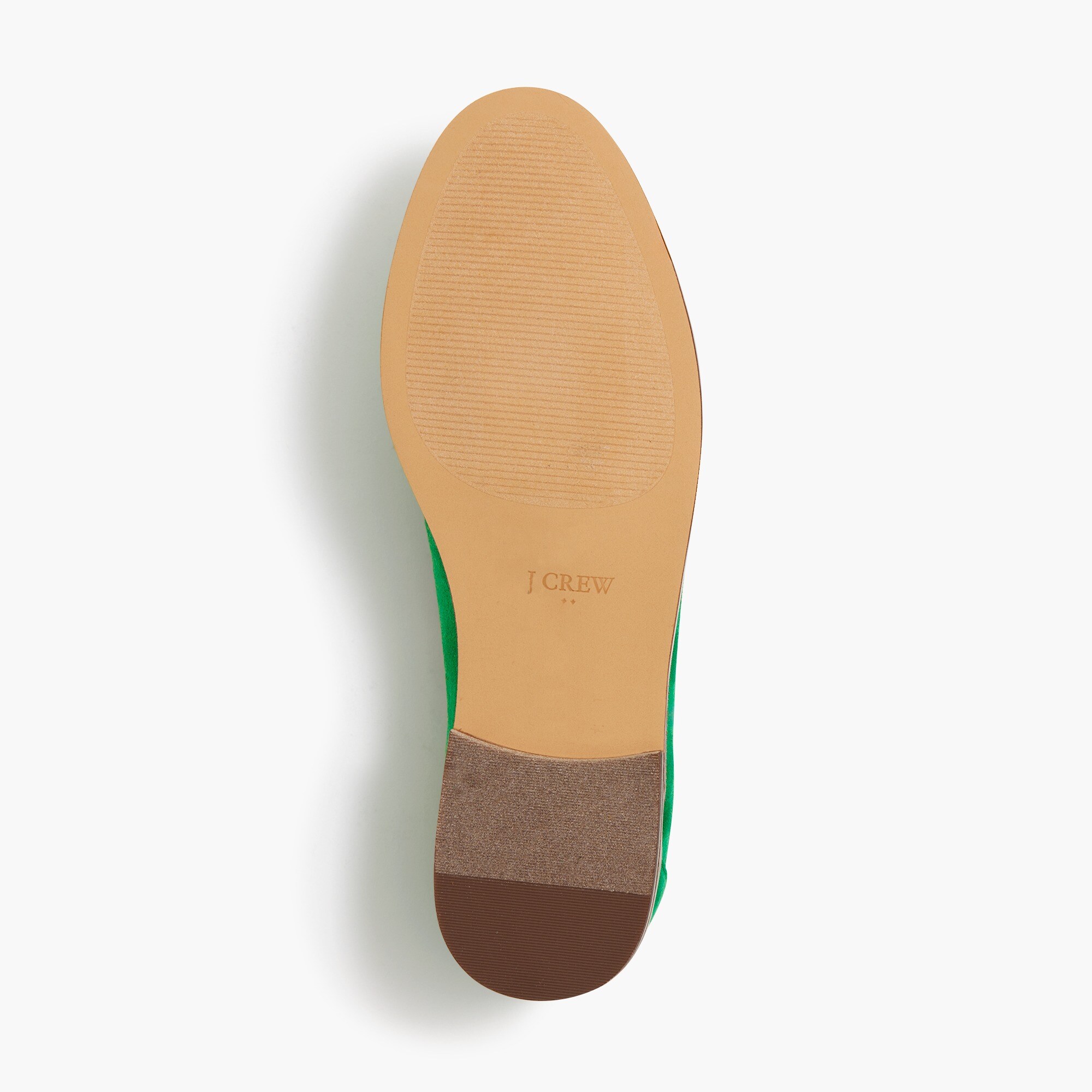 Sueded penny loafers