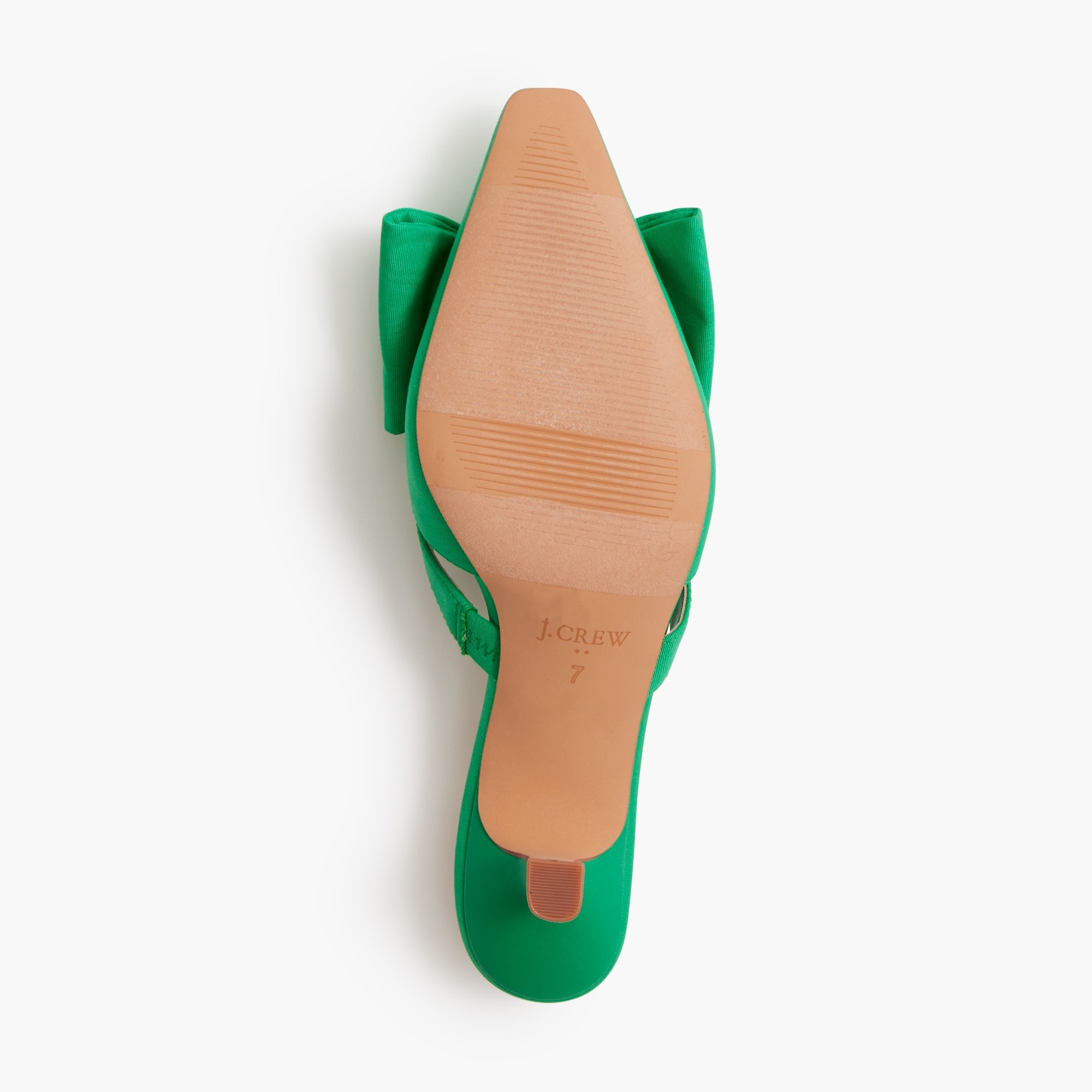 Bow heeled mules