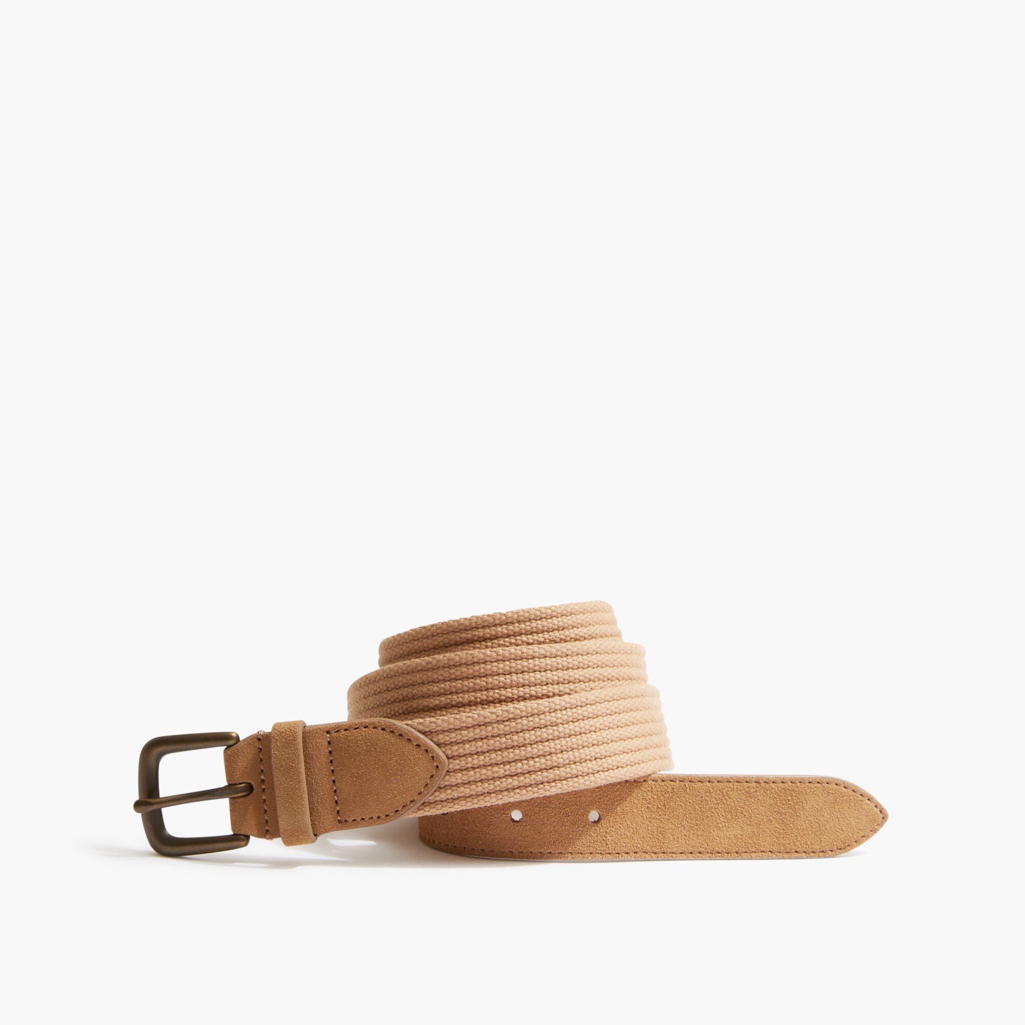 Suede-tip belt