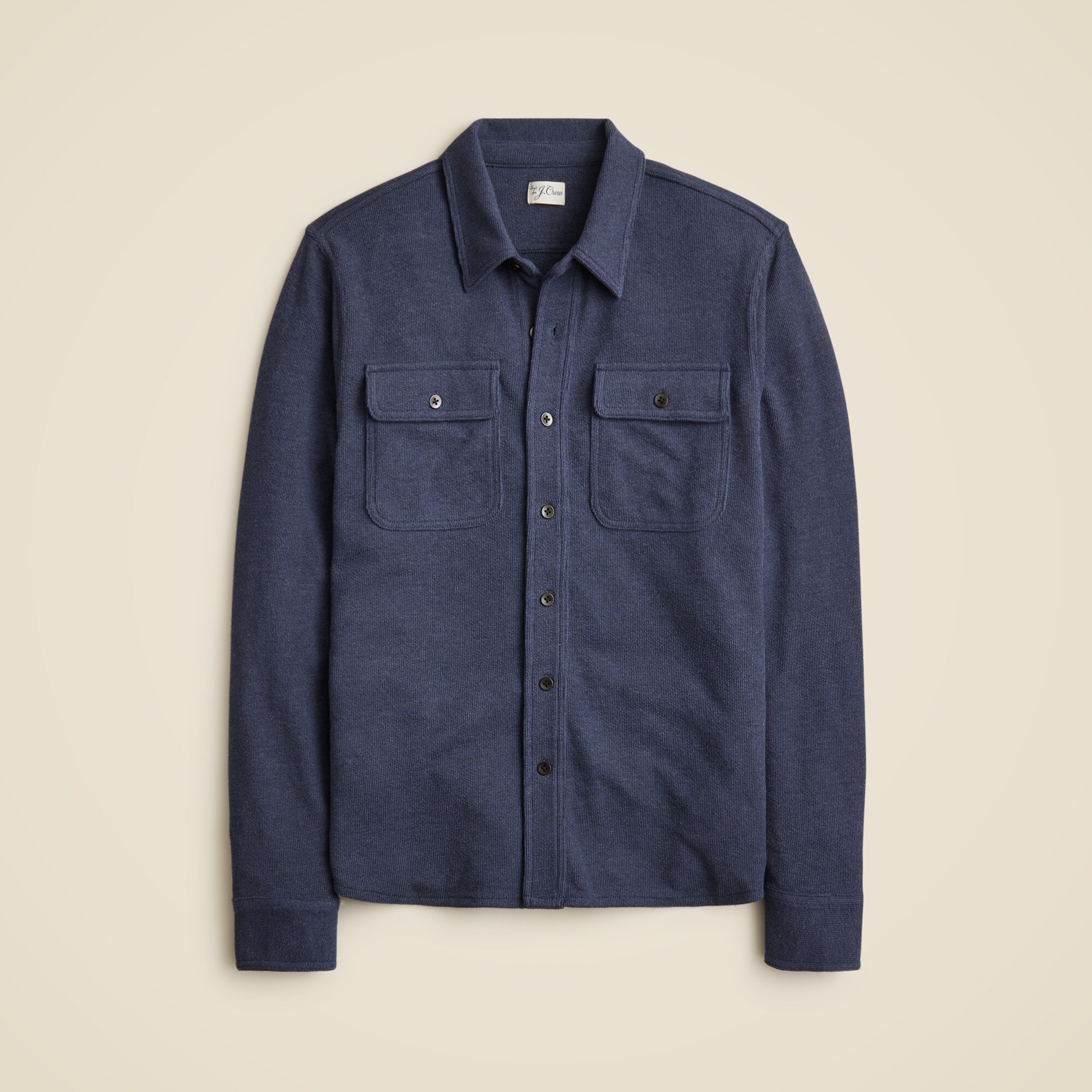 Long-sleeve Textured Sweater-tee Shirt For Men | J.Crew