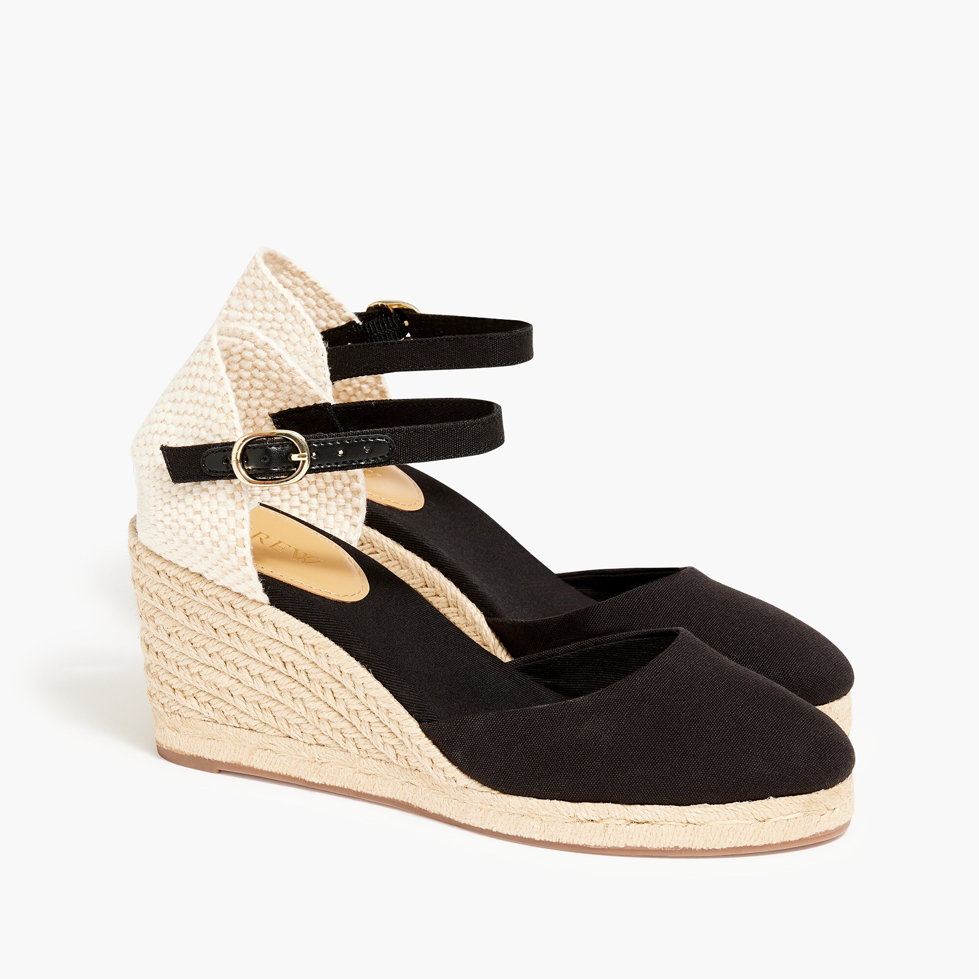 factory: espadrille wedge sandals for women