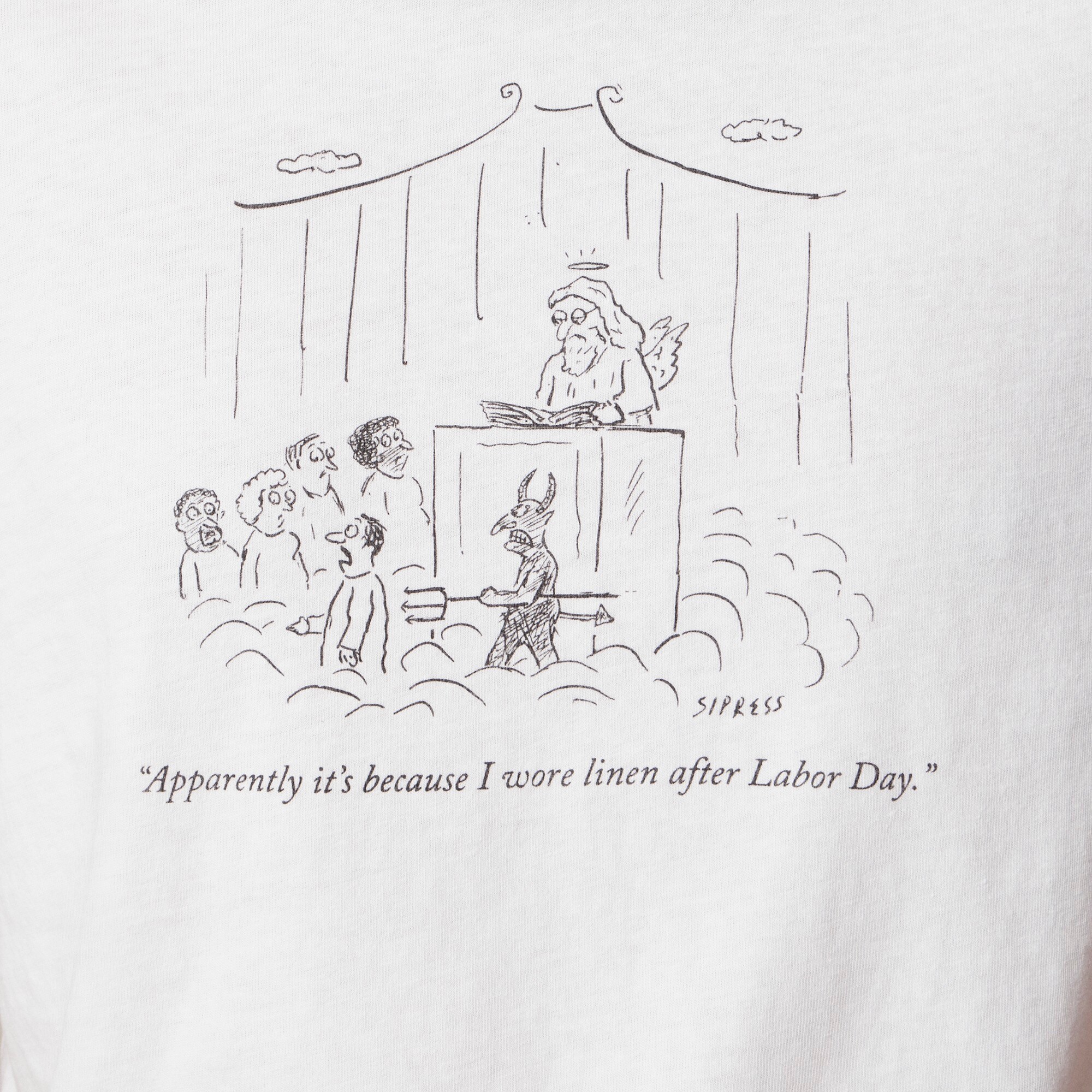 Limited-edition The New Yorker X J.Crew vintage-wash cotton graphic T-shirt