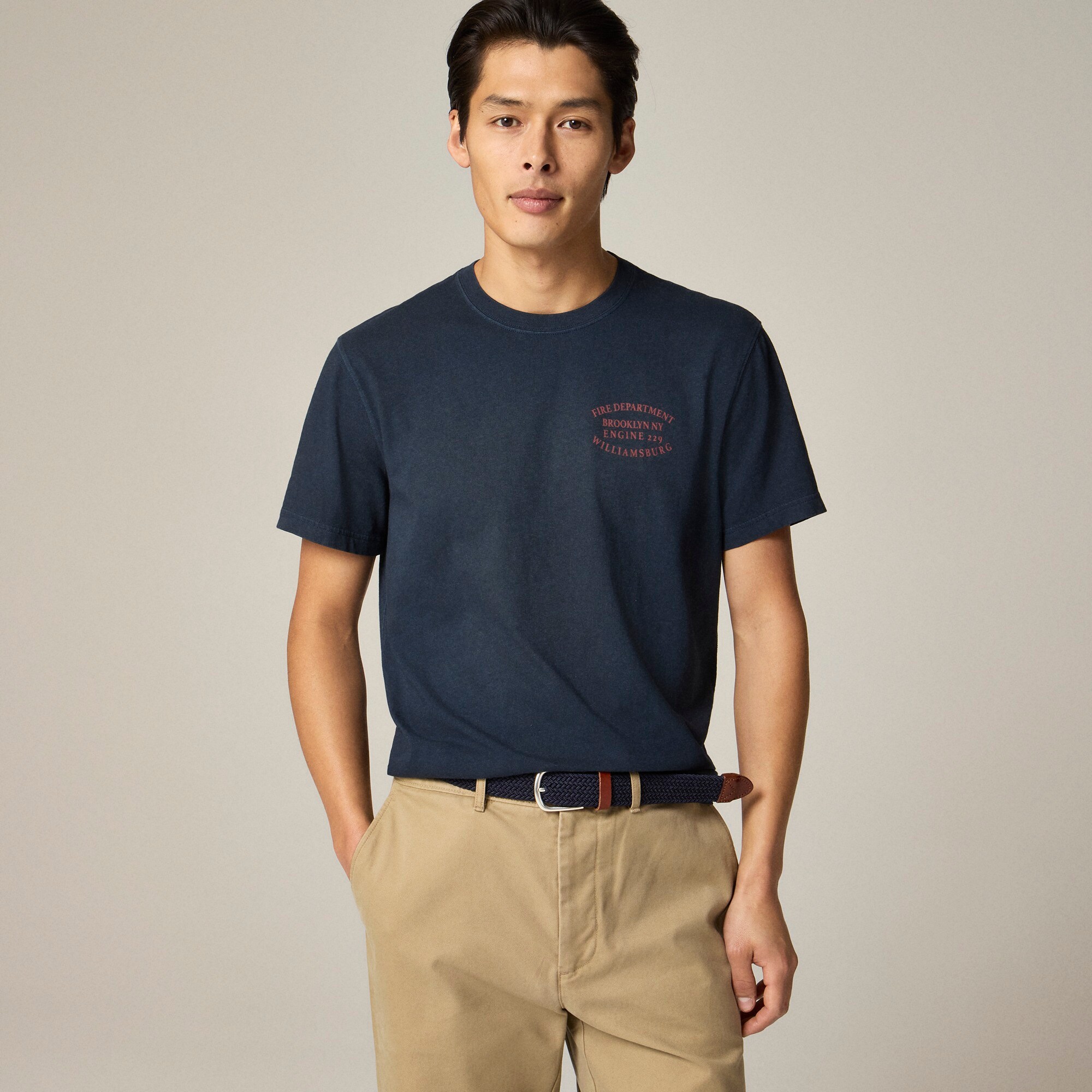  Limited-edition vintage-wash cotton FDNY&reg; graphic T-shirt