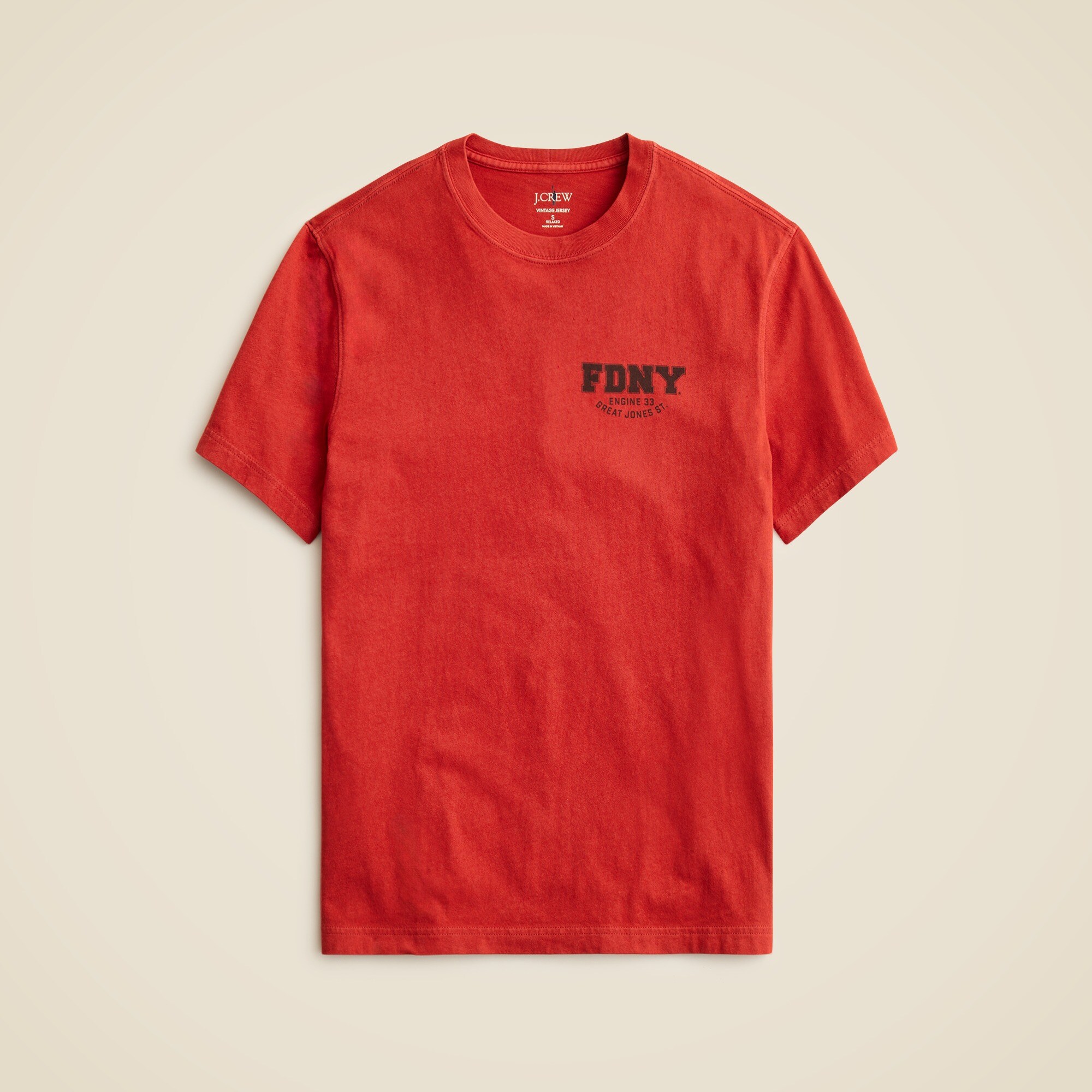 mens Limited-edition vintage-wash cotton FDNY&reg; graphic T-shirt