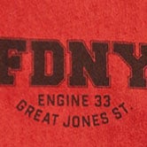Limited-edition vintage-wash cotton FDNY&reg; graphic T-shirt FDNY MANHATTAN