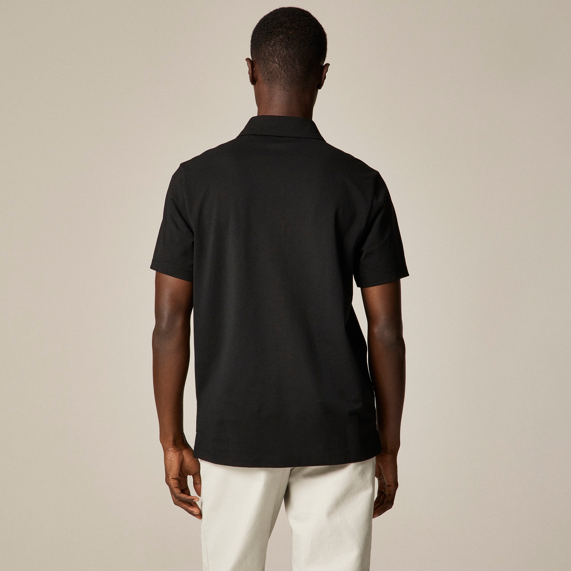 Performance piqué polo shirt