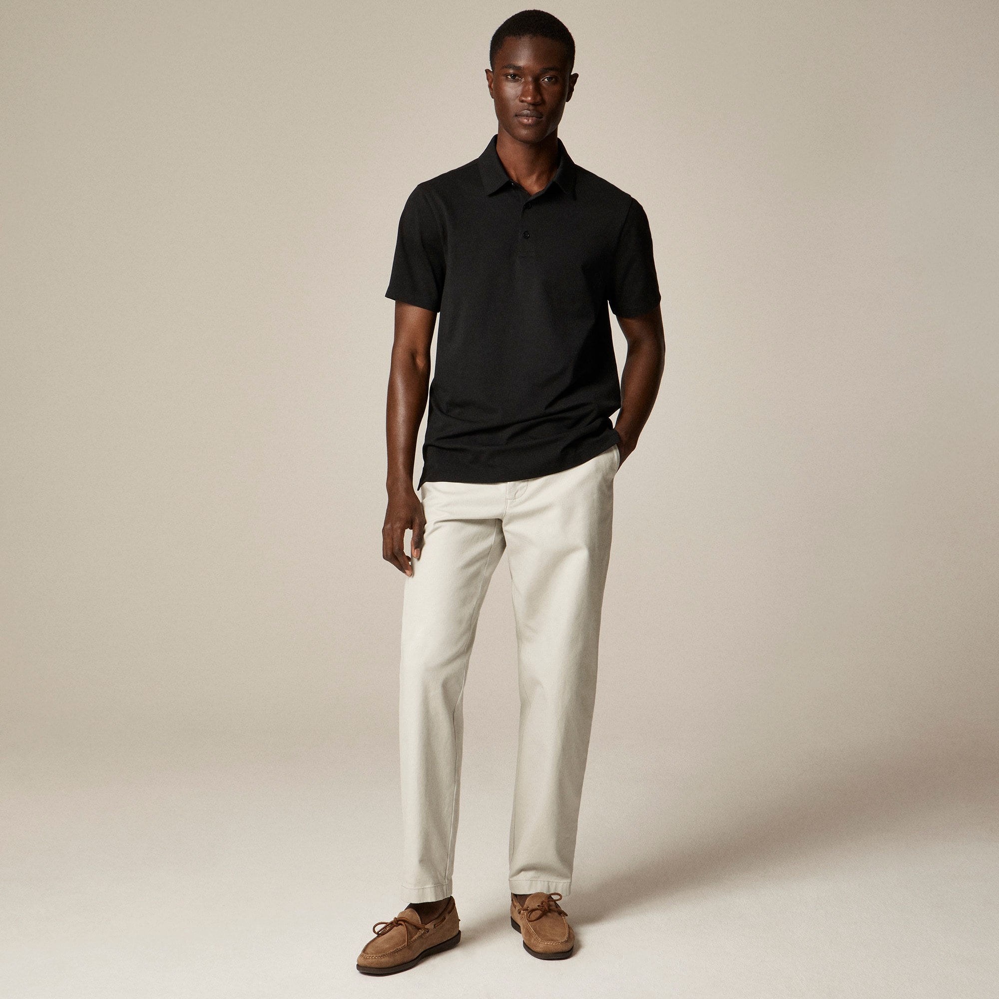 Performance piqué polo shirt
