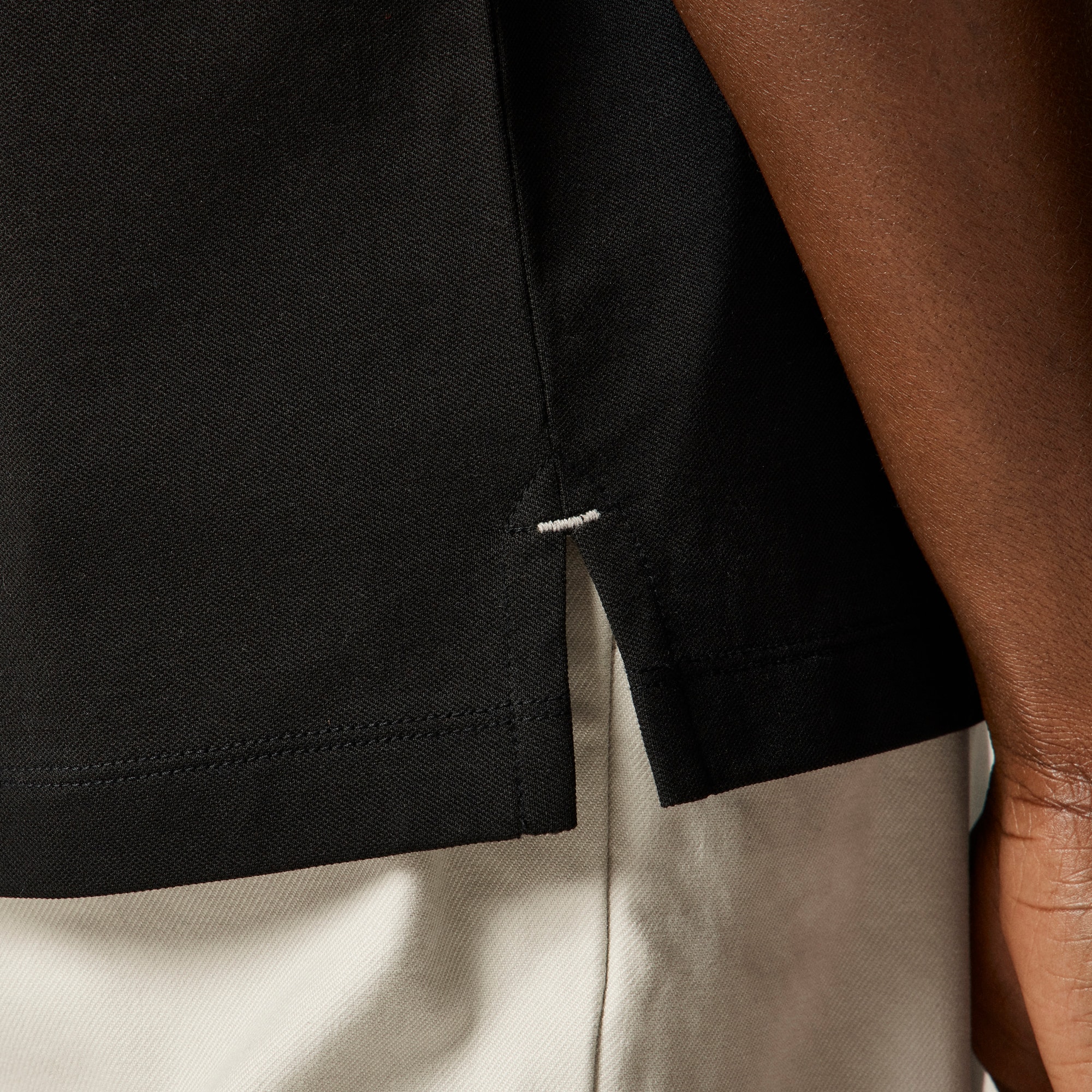 Performance piqué polo shirt