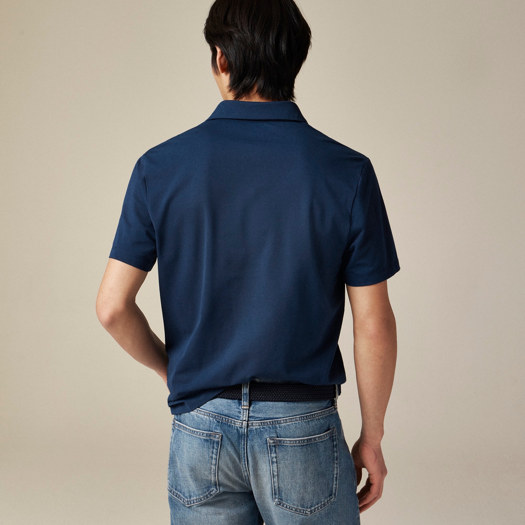 Performance piqué polo shirt