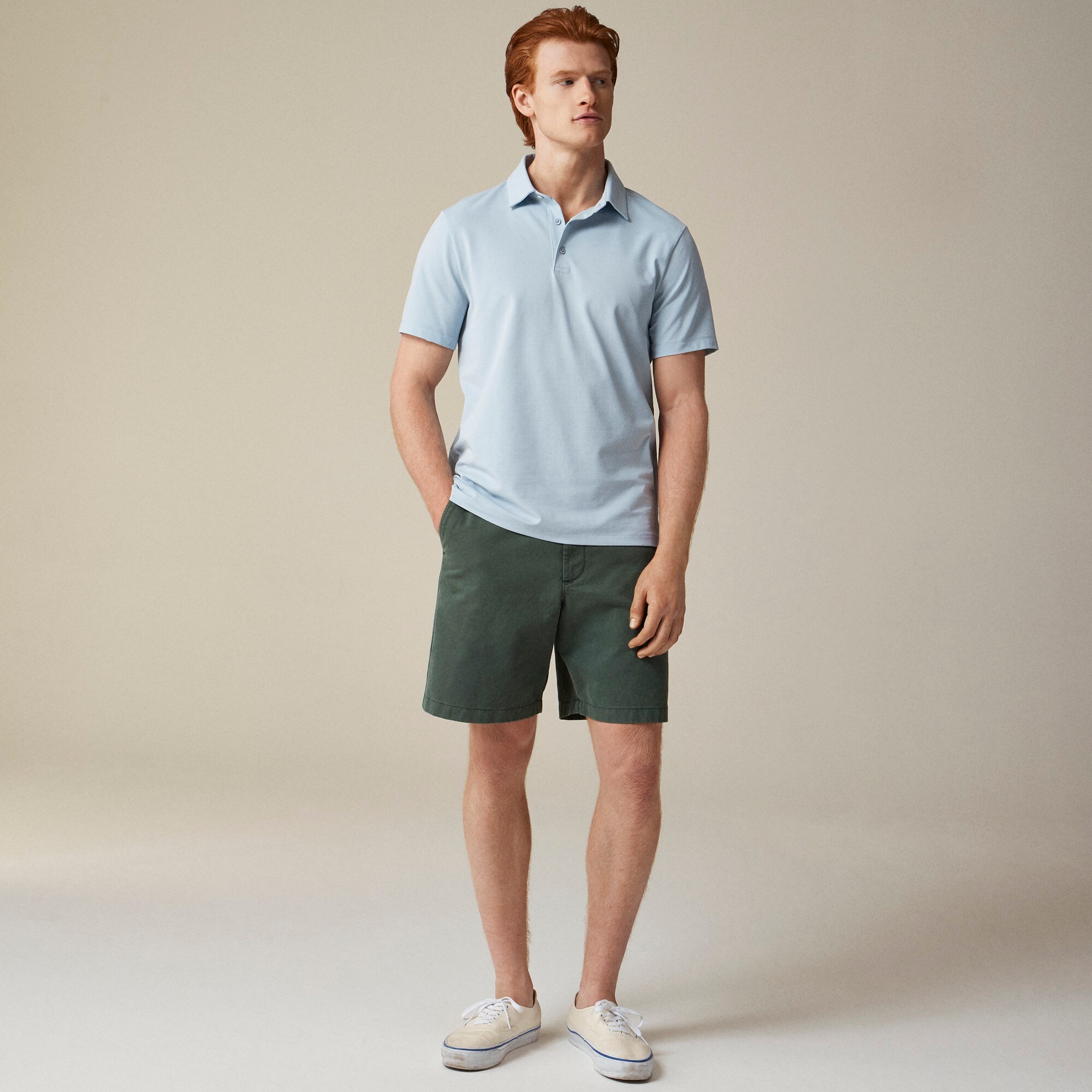 Performance piqué polo shirt