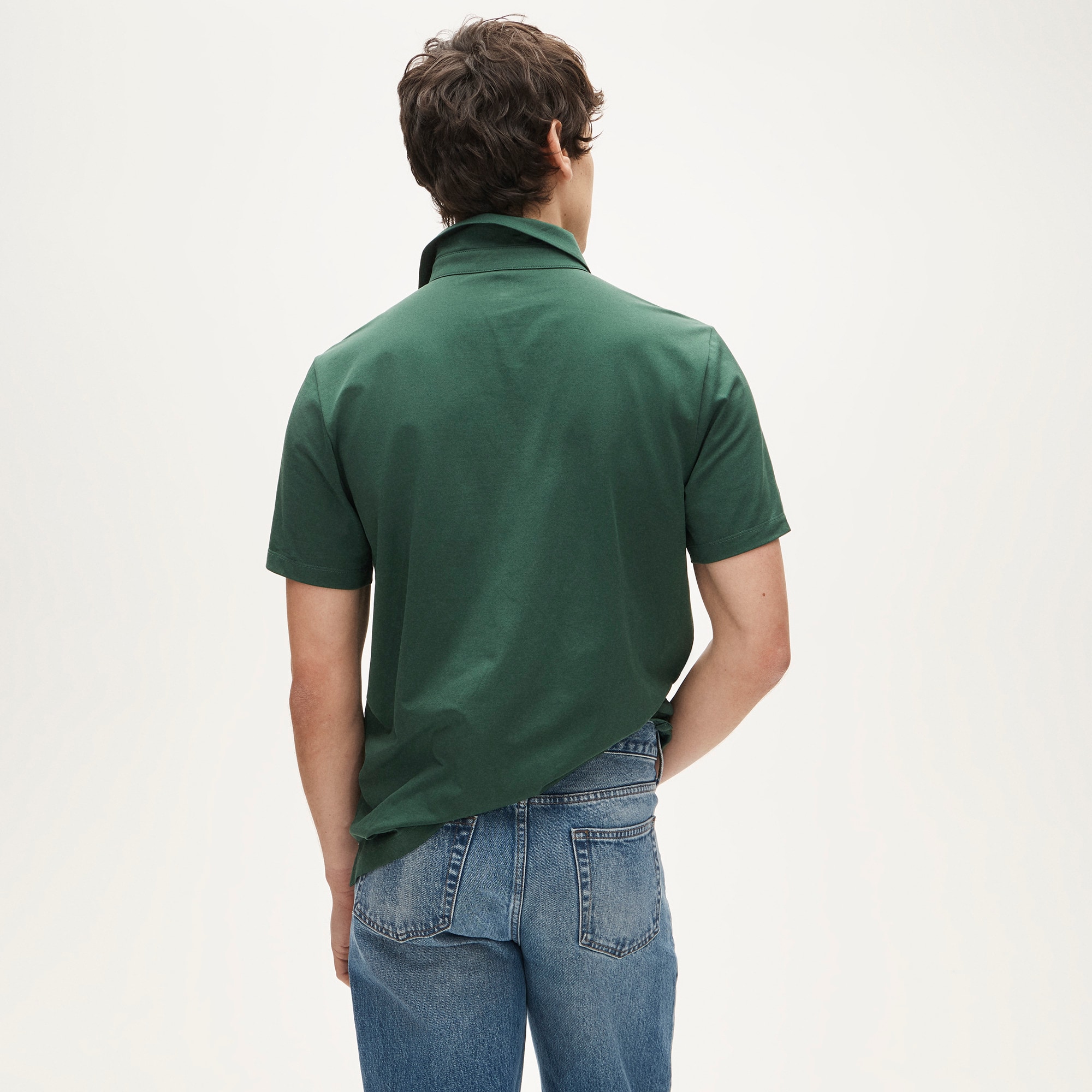 Performance piqué polo shirt