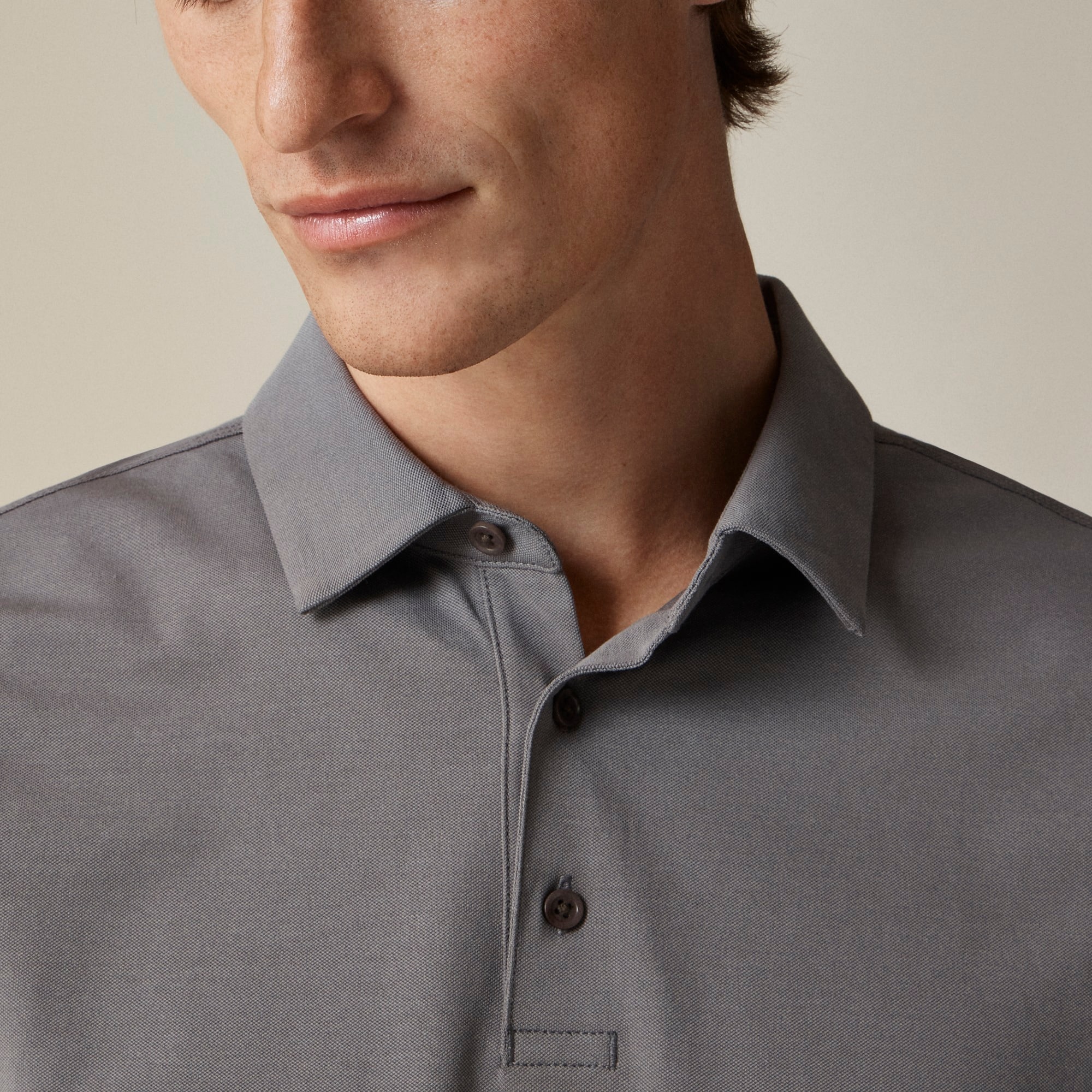 Performance piqué polo shirt