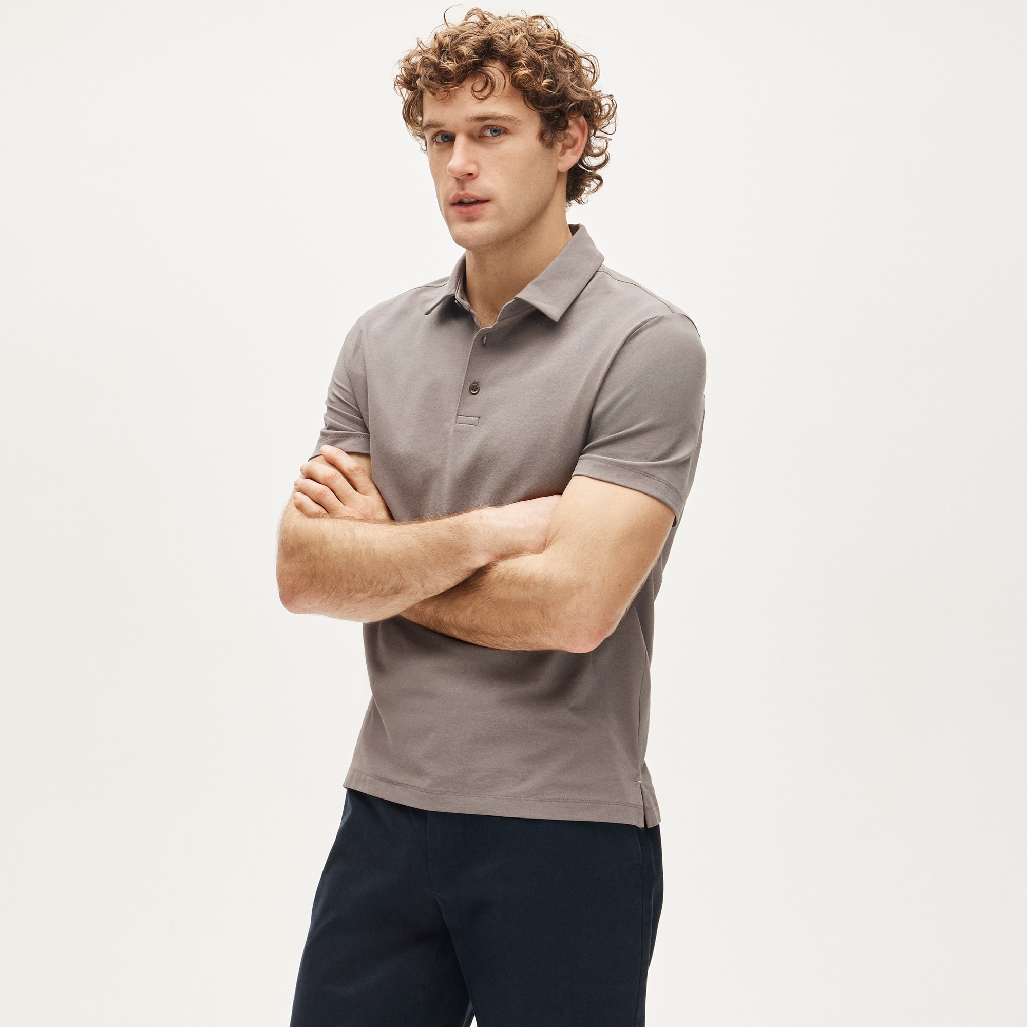 Performance piqué polo shirt