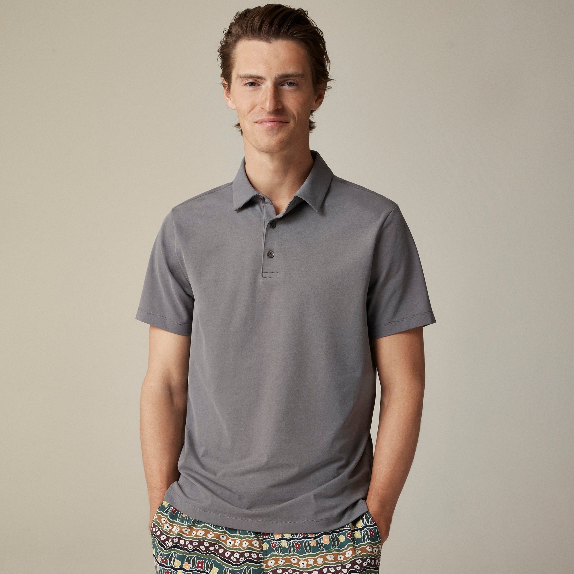 mens Performance piqu&eacute; polo shirt