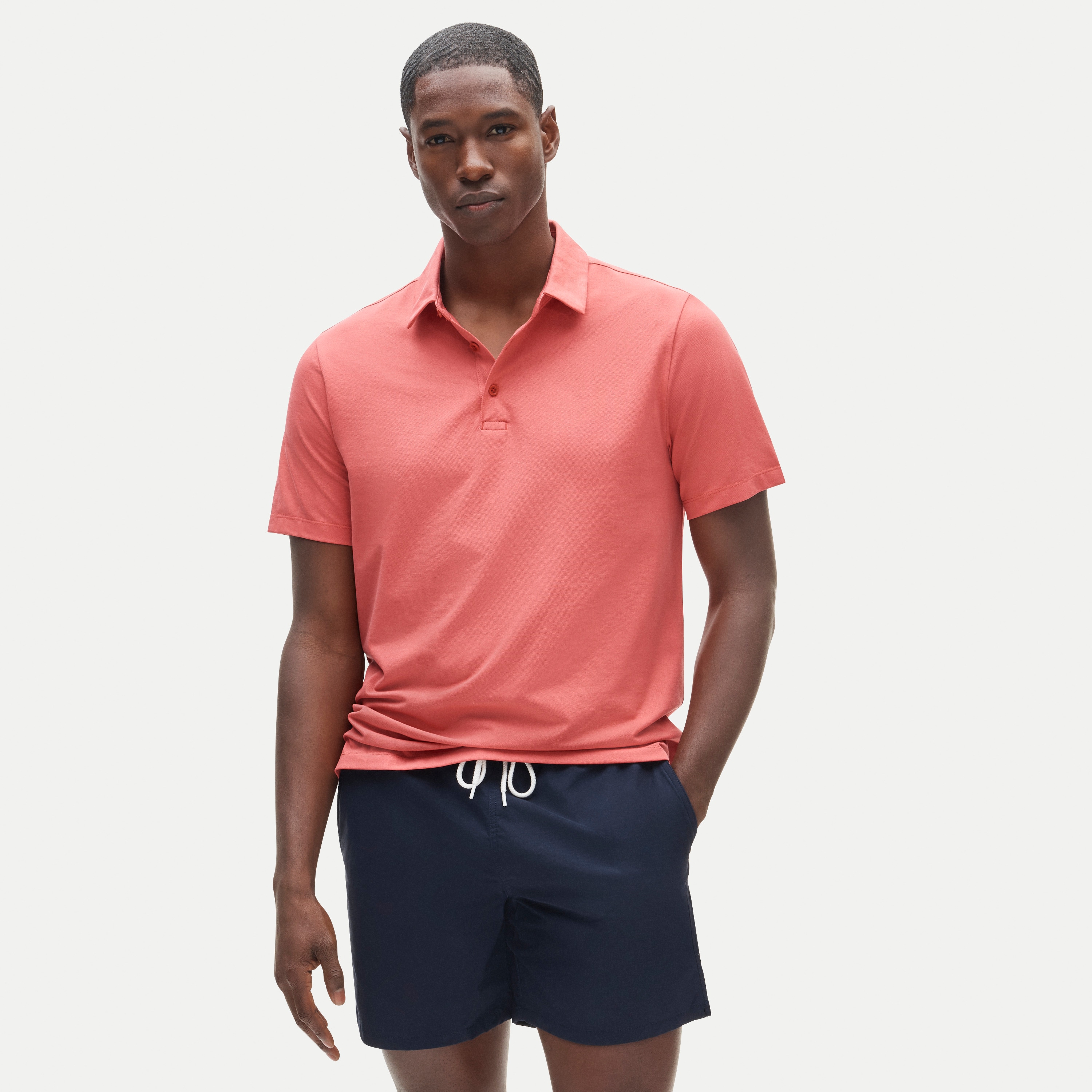 Performance piqué polo shirt