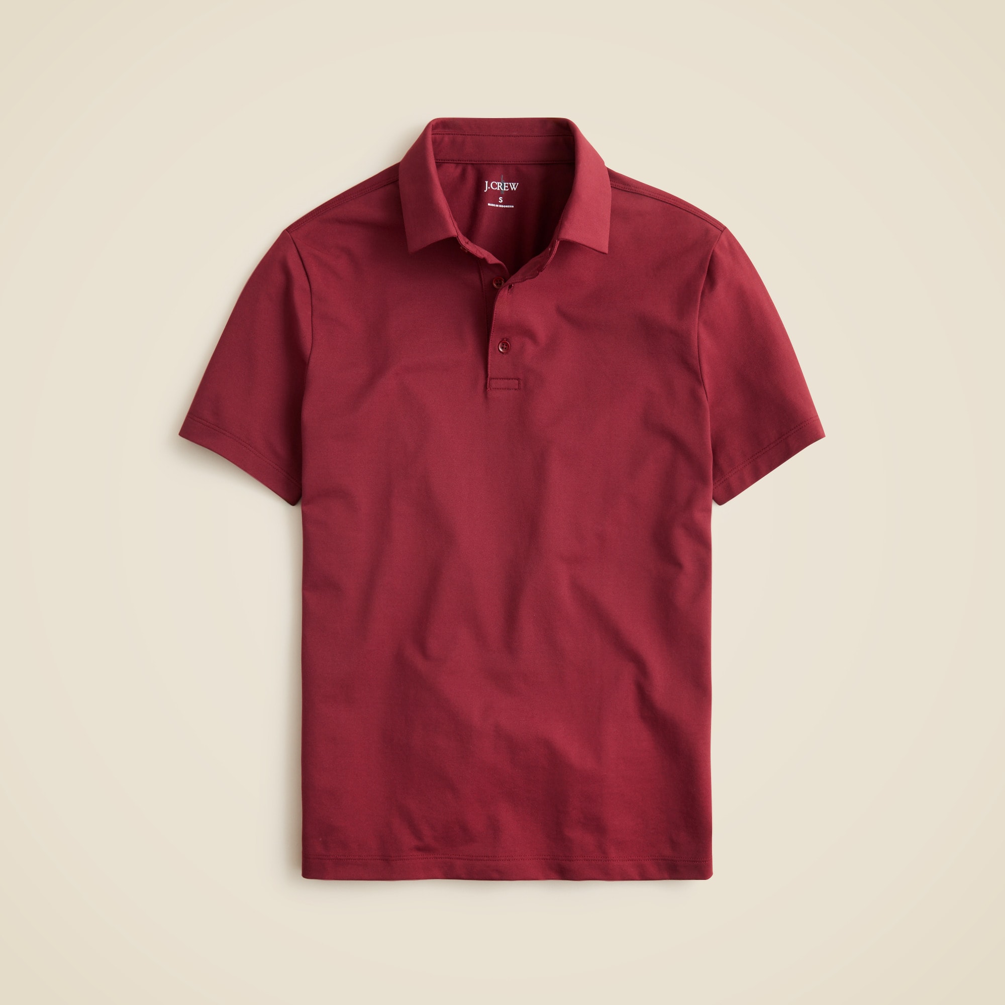 Performance piqué polo shirt