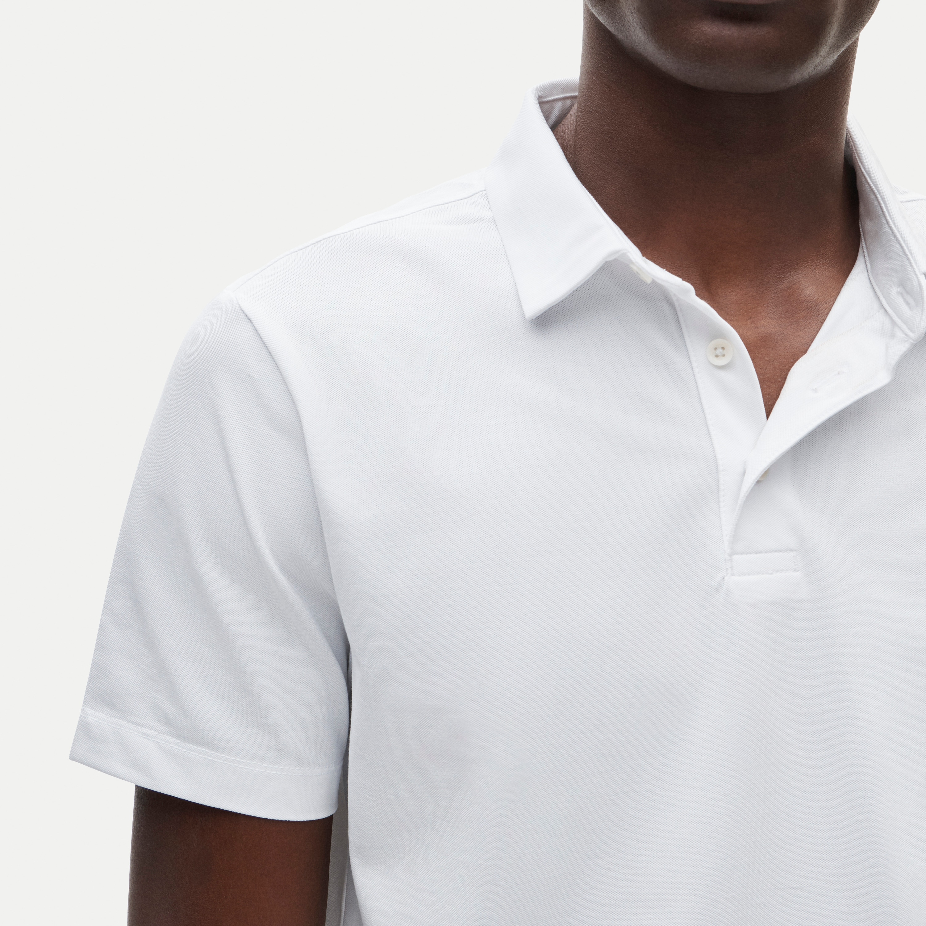 Performance piqué polo shirt