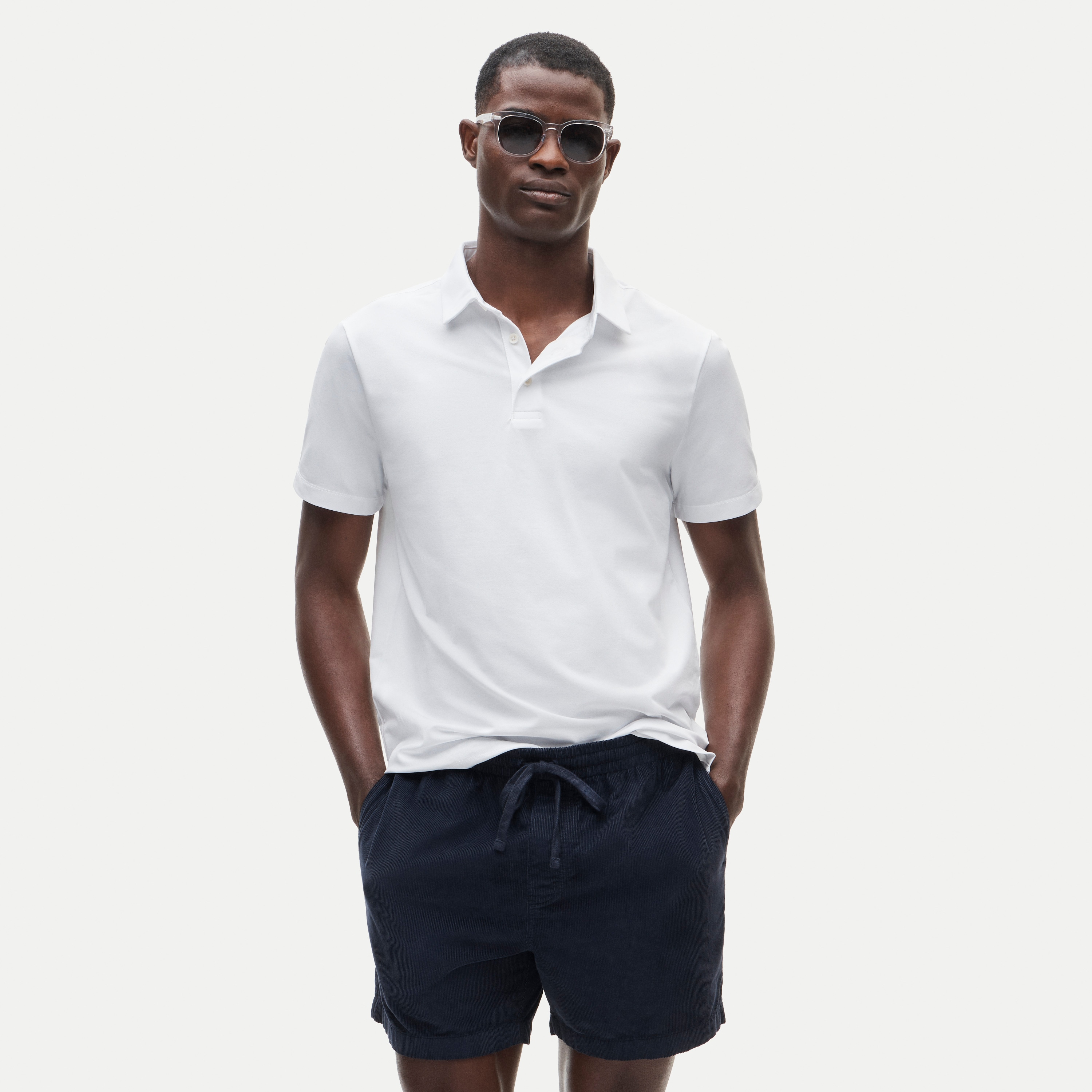 Performance piqué polo shirt