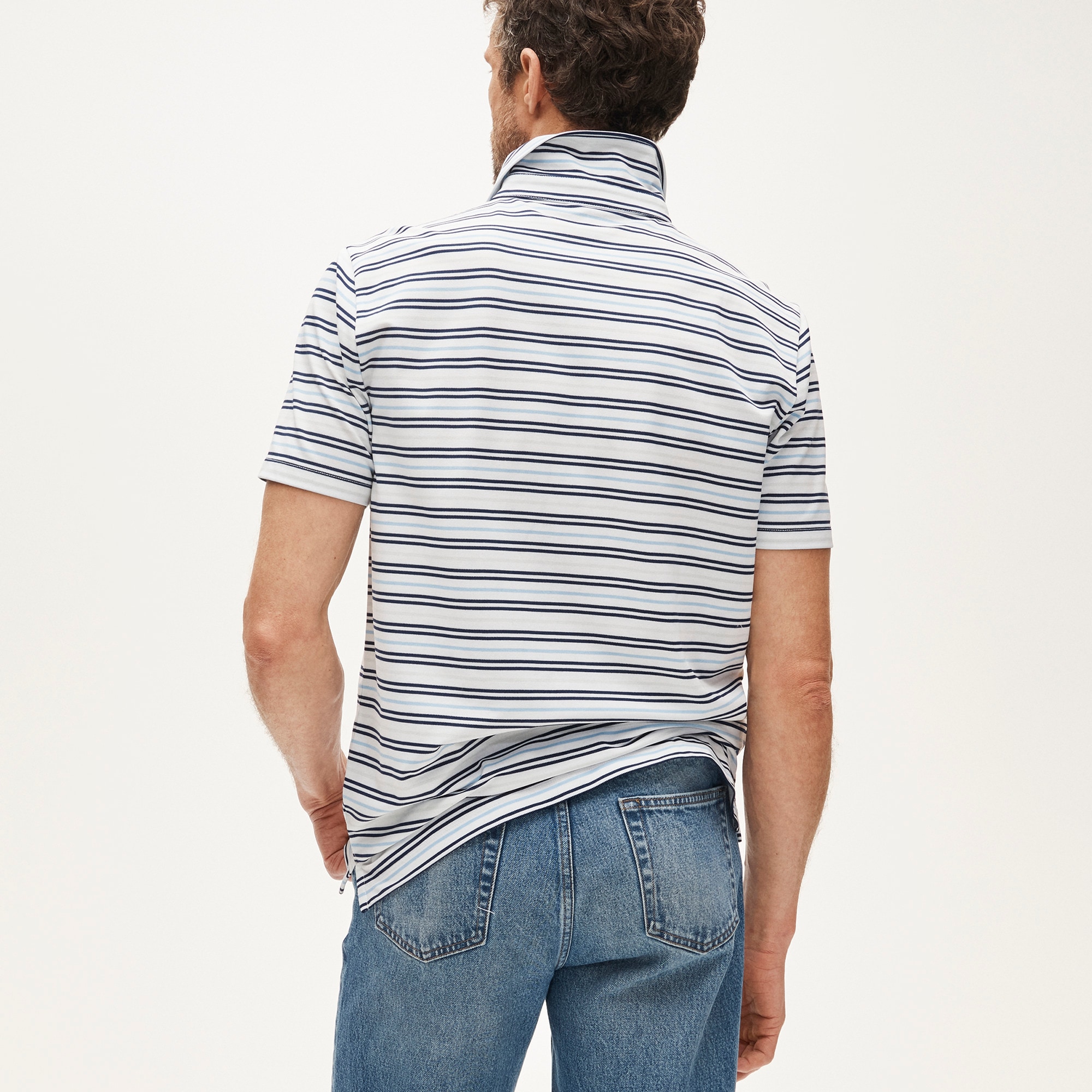 Performance piqué polo shirt