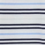 Performance piqu&eacute; polo shirt BLUE DOMINGO STRIPE