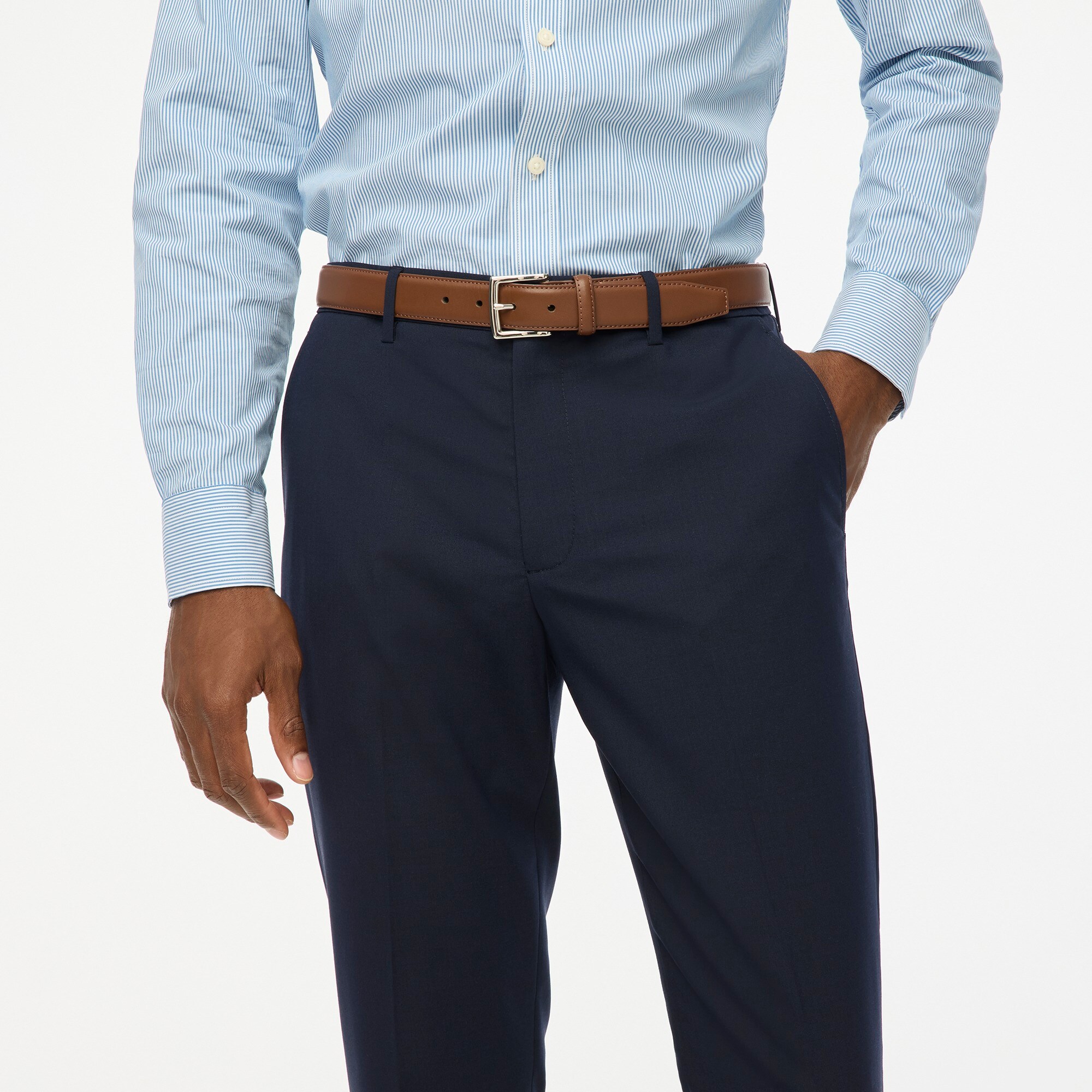 Thompson suit pant in four-season wool blend