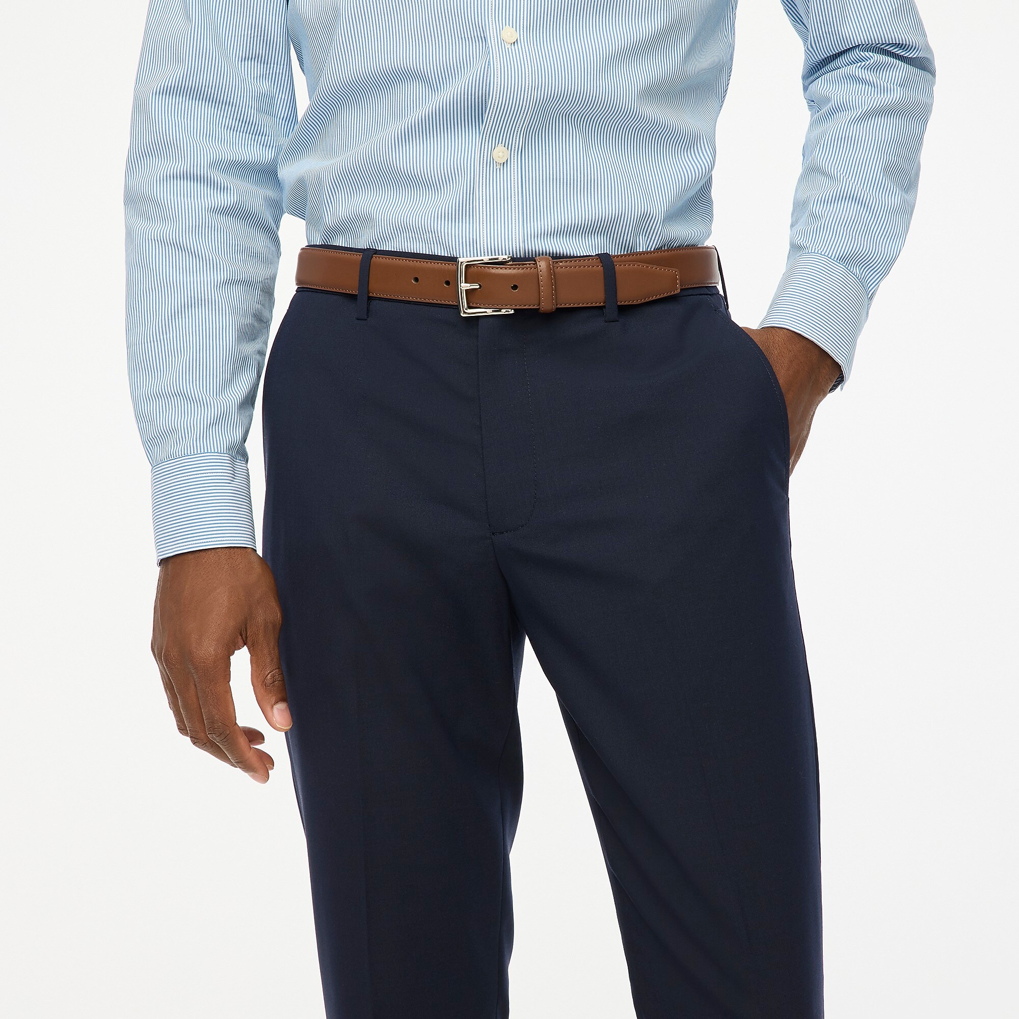 Thompson suit pant in four-season wool blend