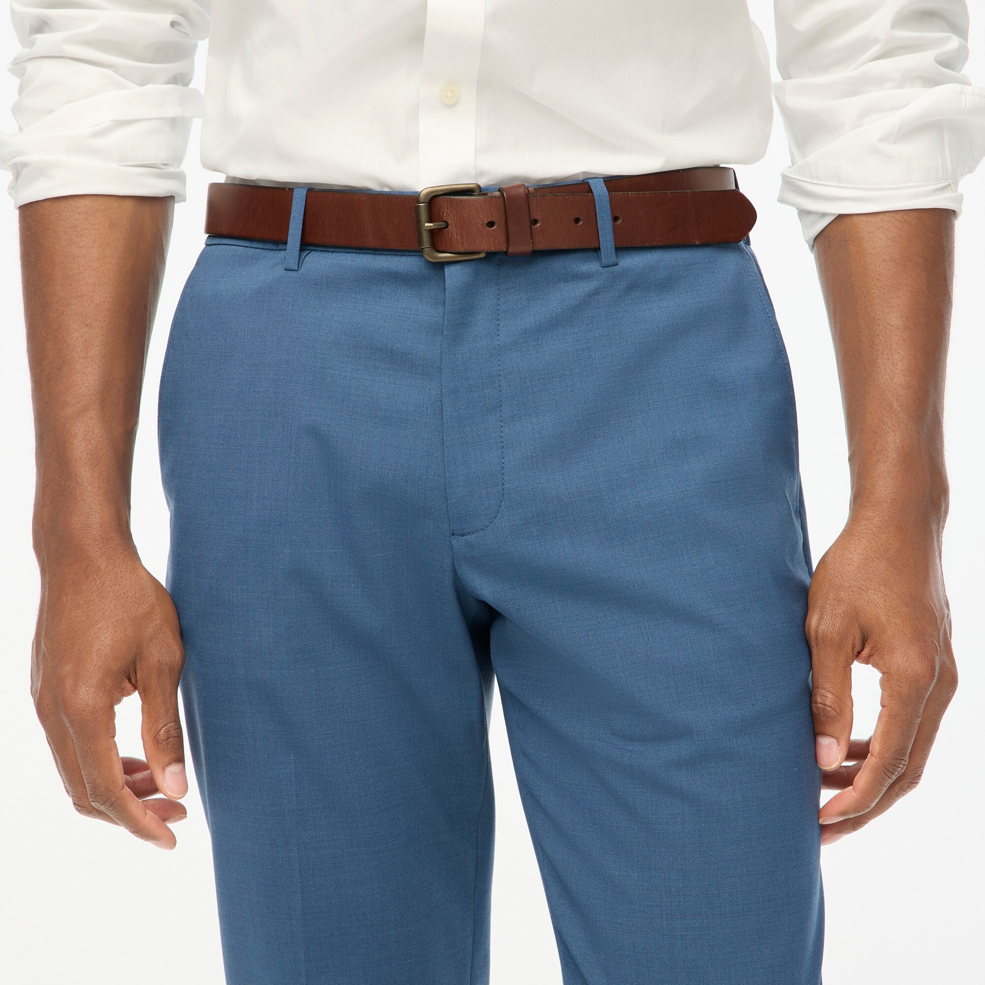 Thompson suit pant in four-season wool blend
