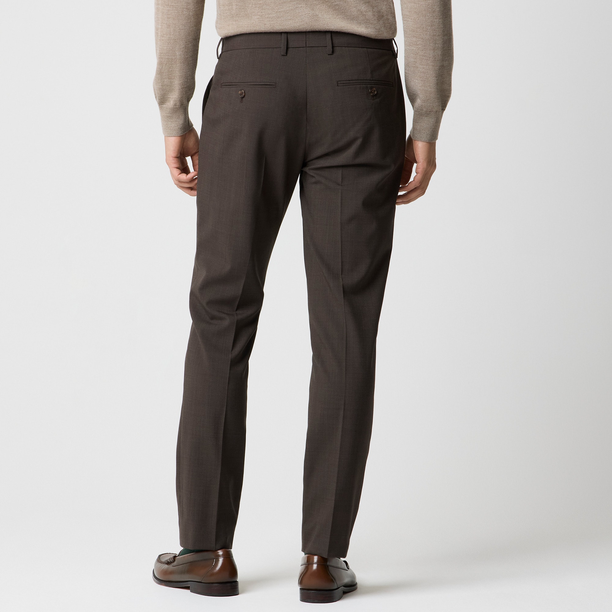 Thompson suit pant in four-season wool blend