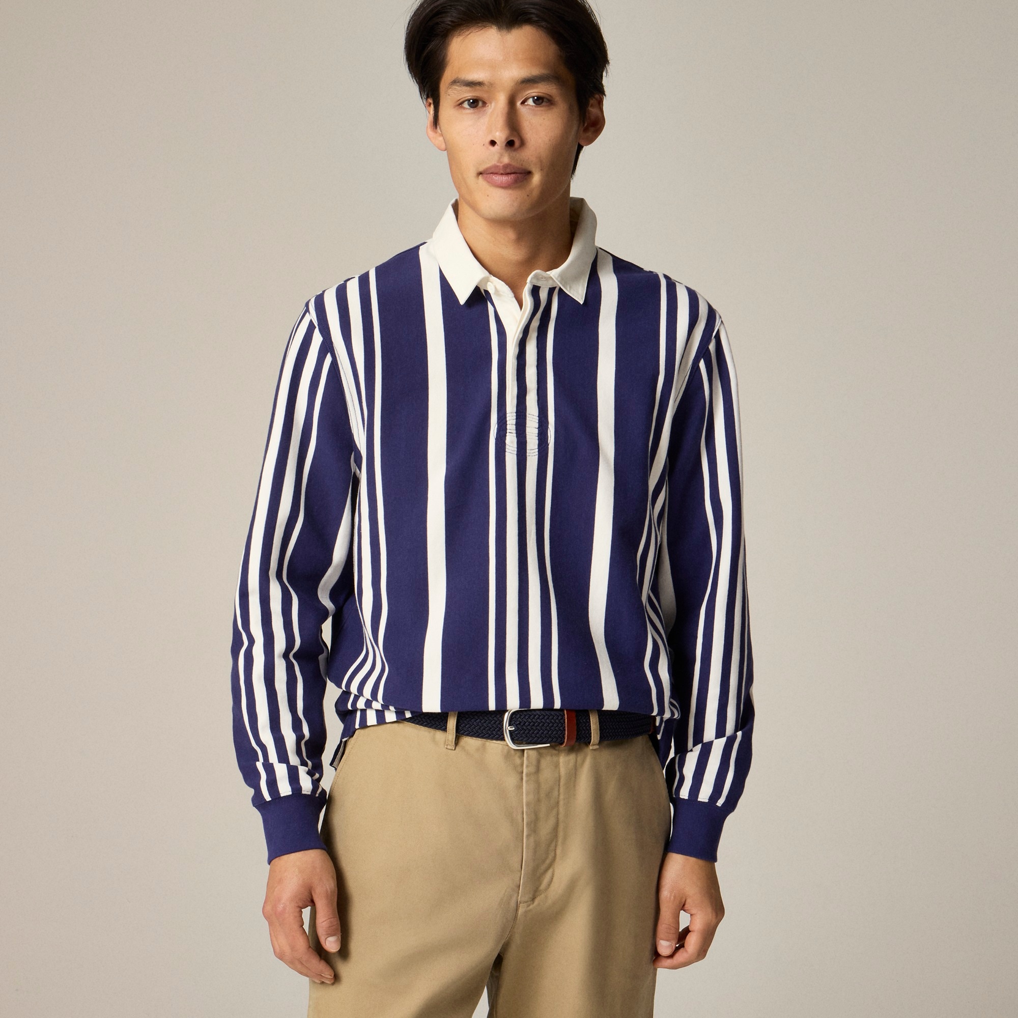 mens Rugby shirt in stripe