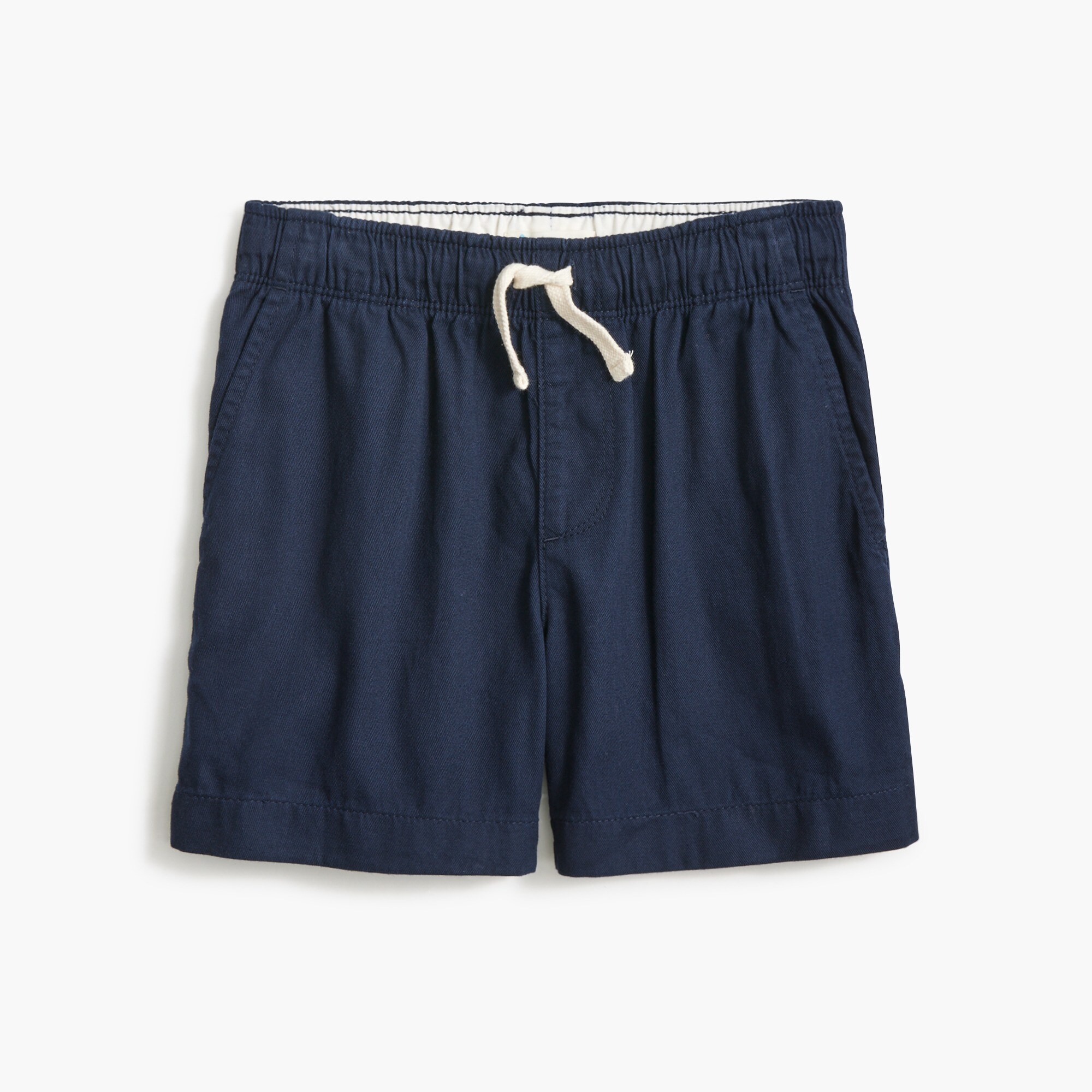 boys' soft twill drawstring dock short for boys