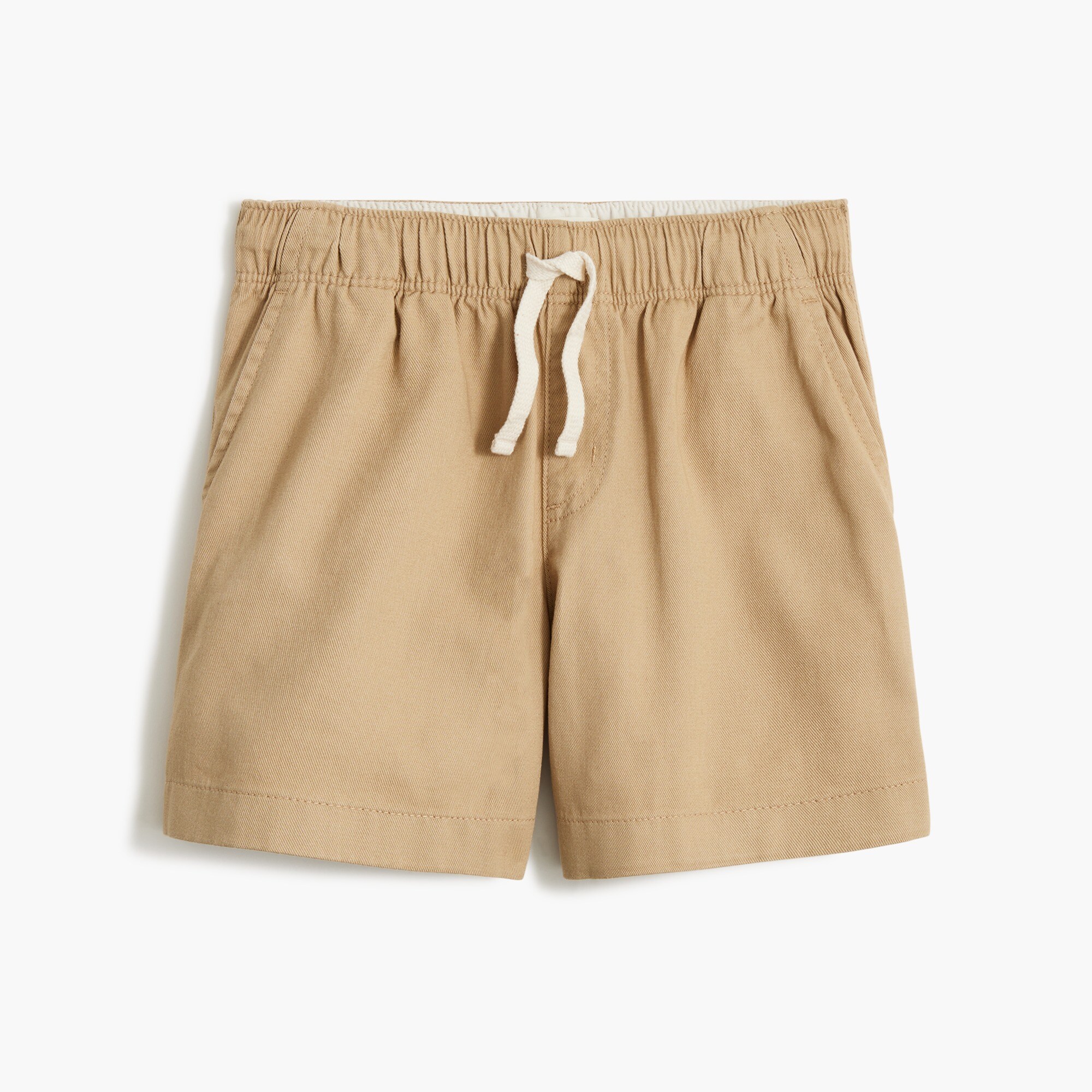boys' soft twill drawstring dock short for boys