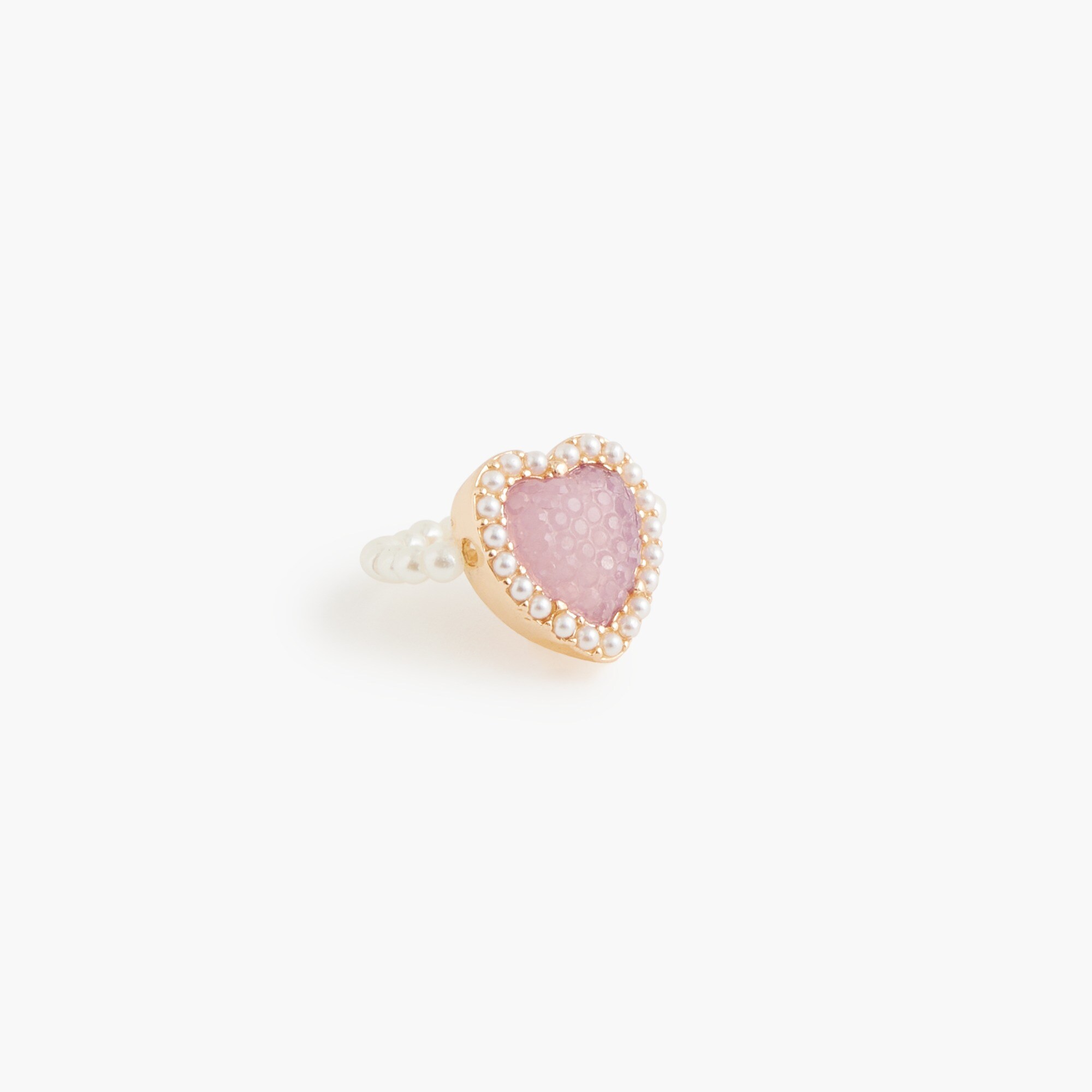 Girls' stretch heart ring