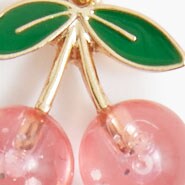 Girls' double-strand cherry necklace CHERRY MULTI factory: girls' double-strand cherry necklace for girls