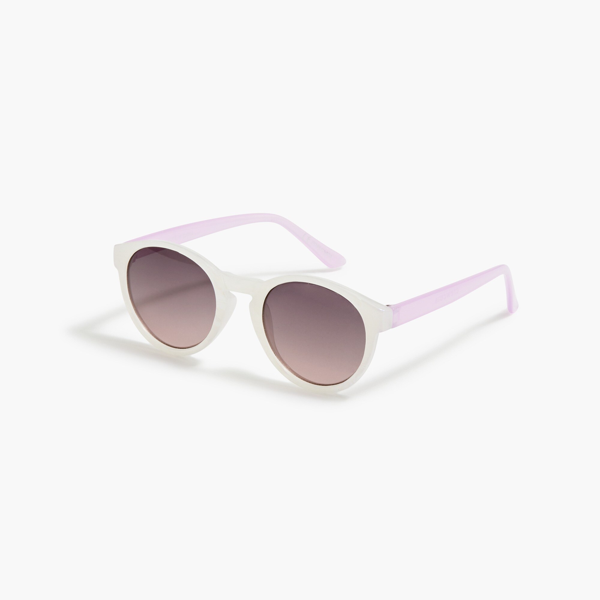 girls' round colorblock sunglasses for girls