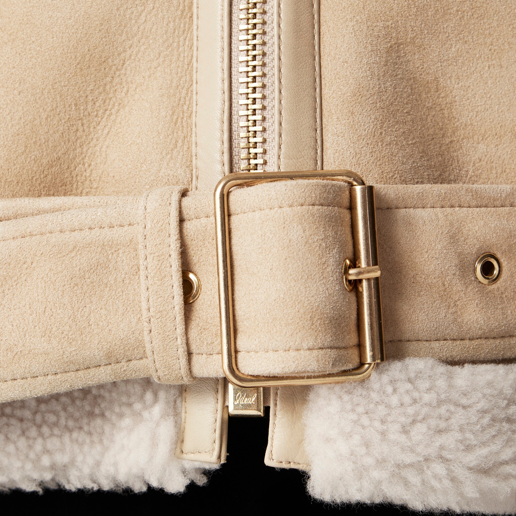Collection shearling-lined jacket