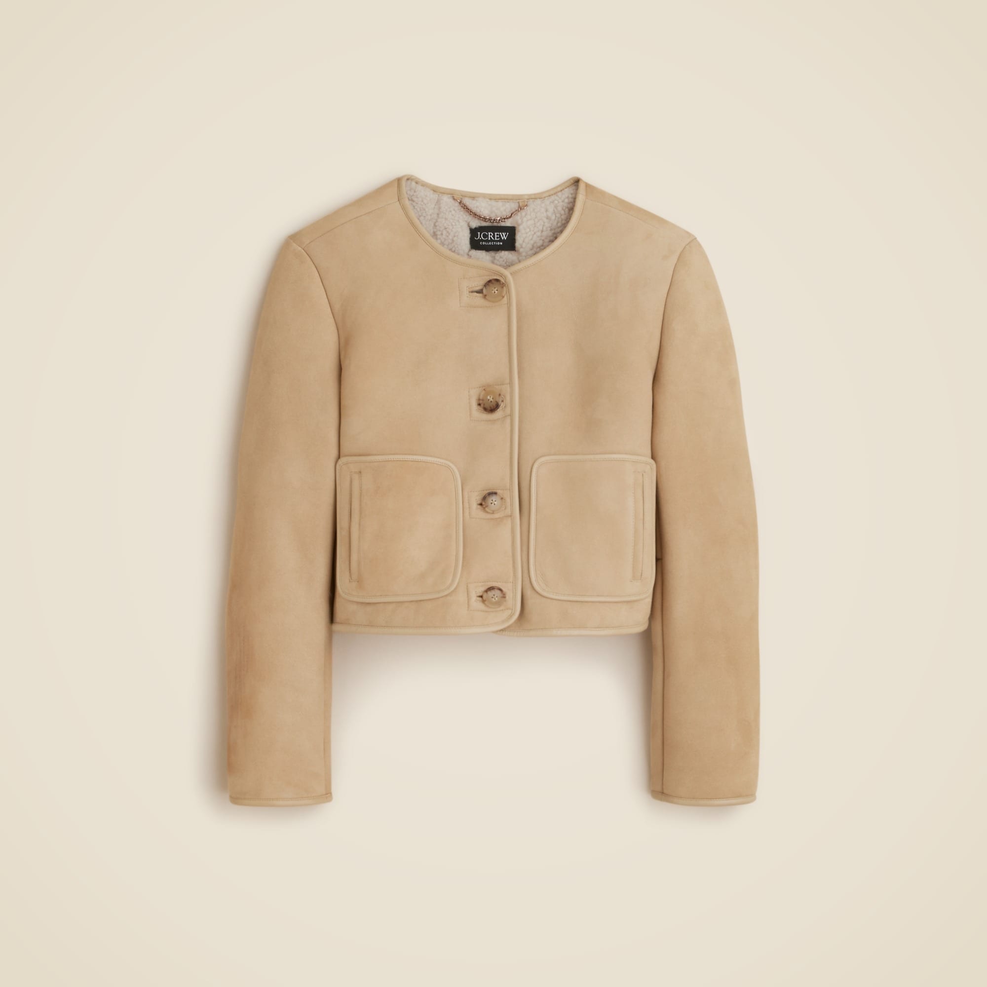 Collection Shearling-lined Lady Jacket For Women | J.Crew