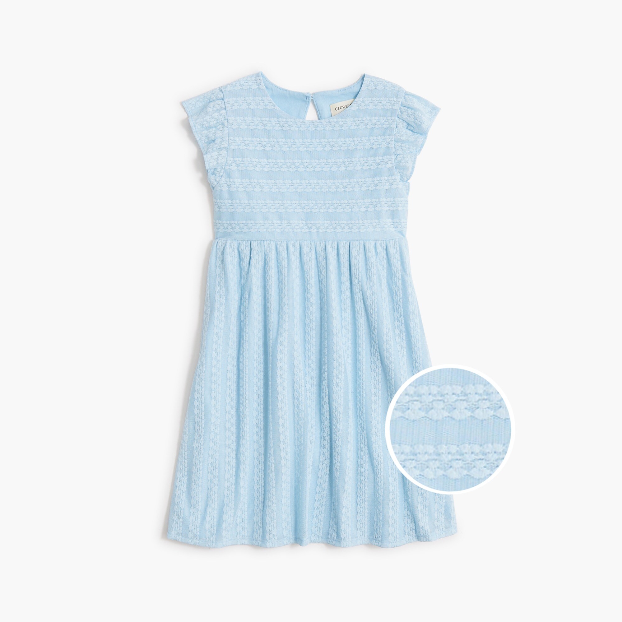girls' knit flutter-sleeve dress for girls