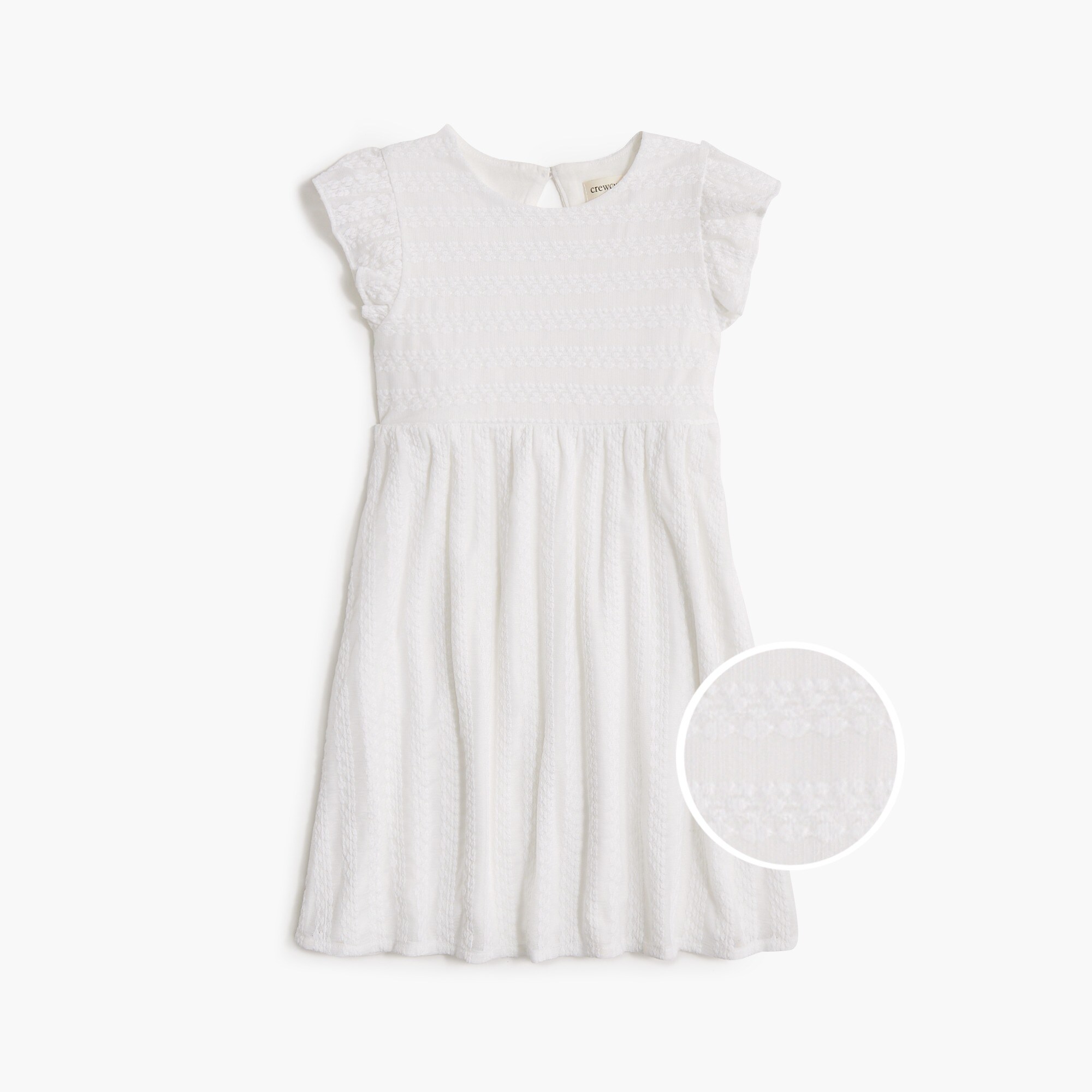 girls Girls' knit flutter-sleeve dress