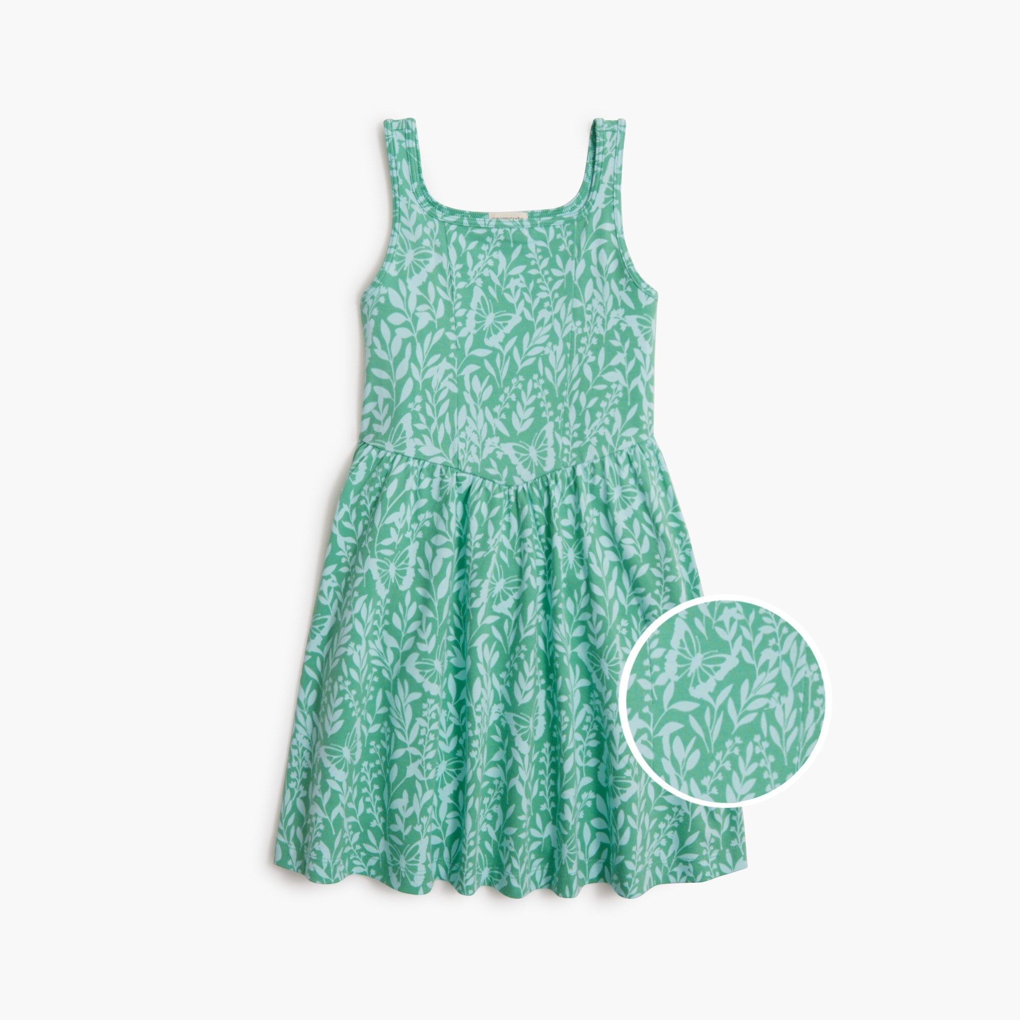factory: girls' floral tank dress for girls