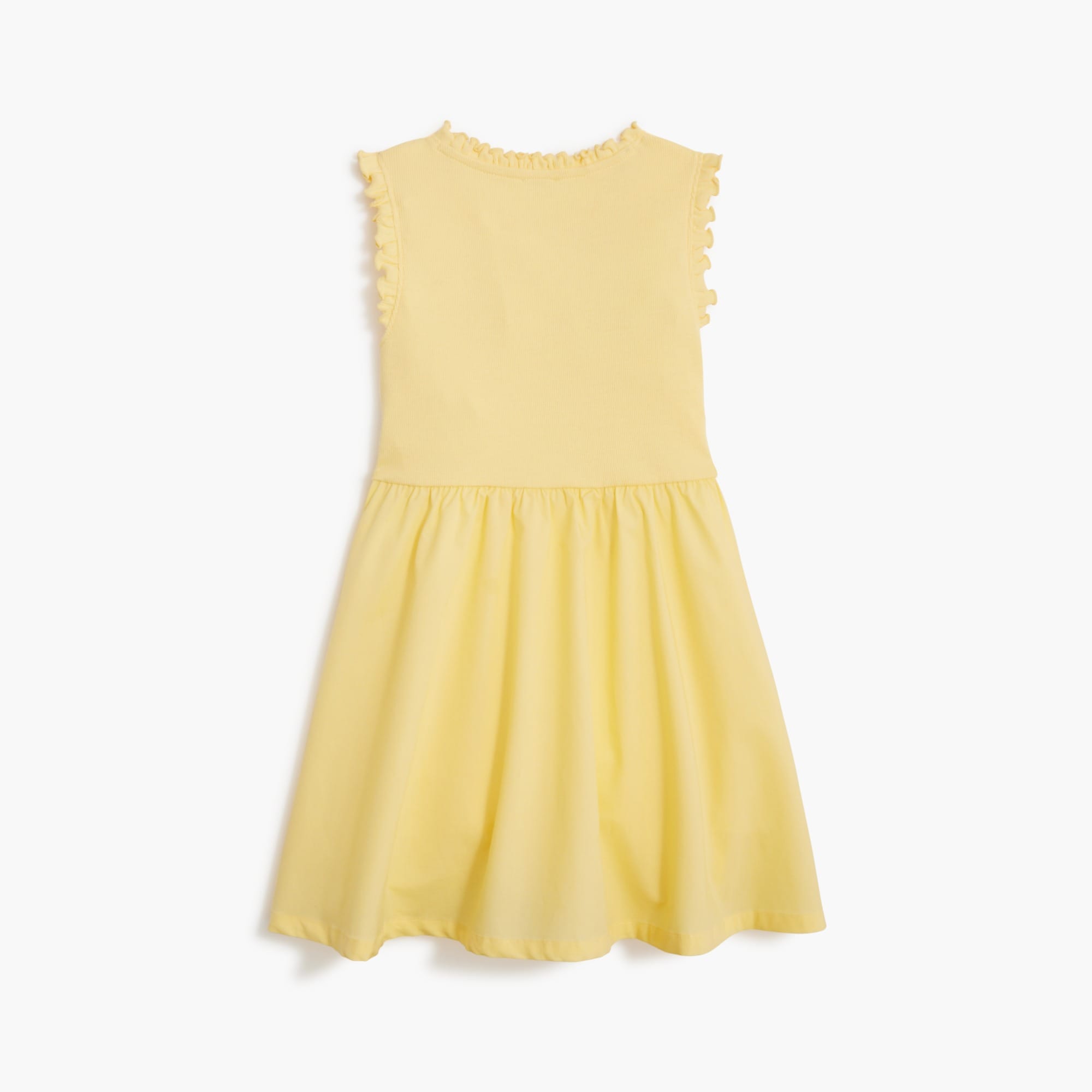 Girls' mixed-media dress