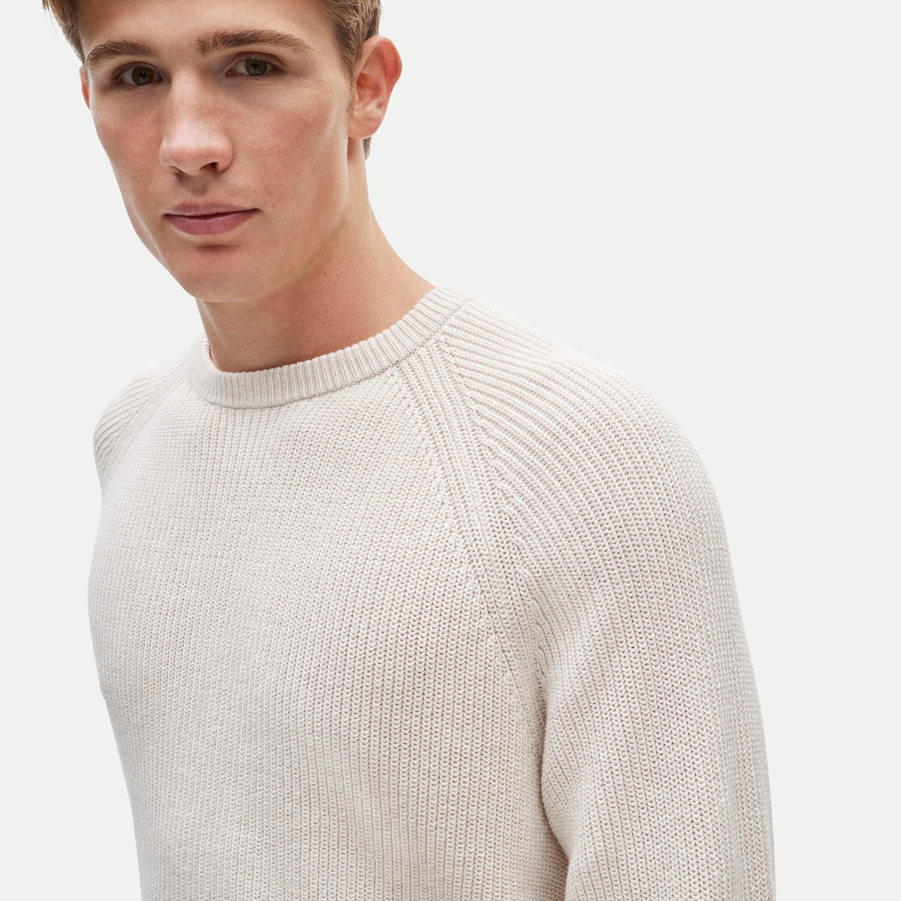Heritage cotton ribbed sweater