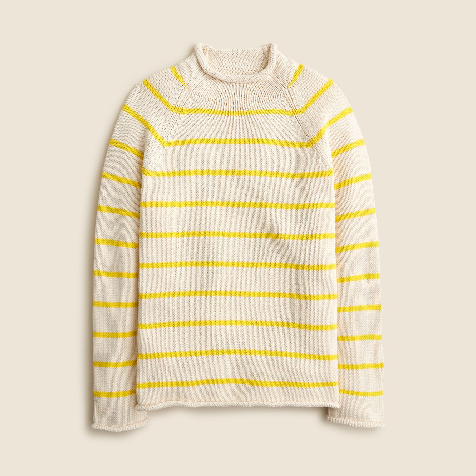 1988 Rollneck™ cotton sweater in stripe