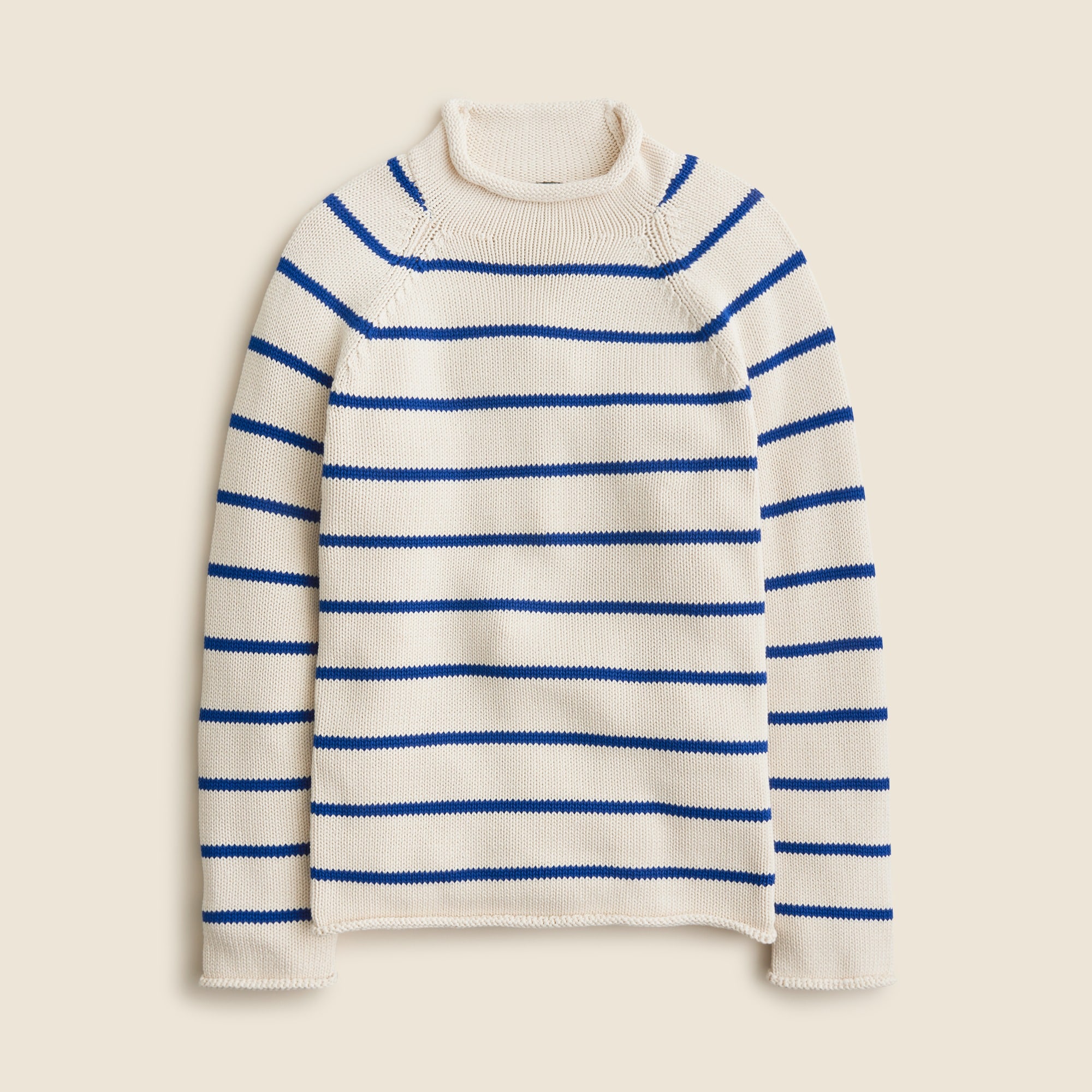mens 1988 Rollneck&trade; cotton sweater in stripe